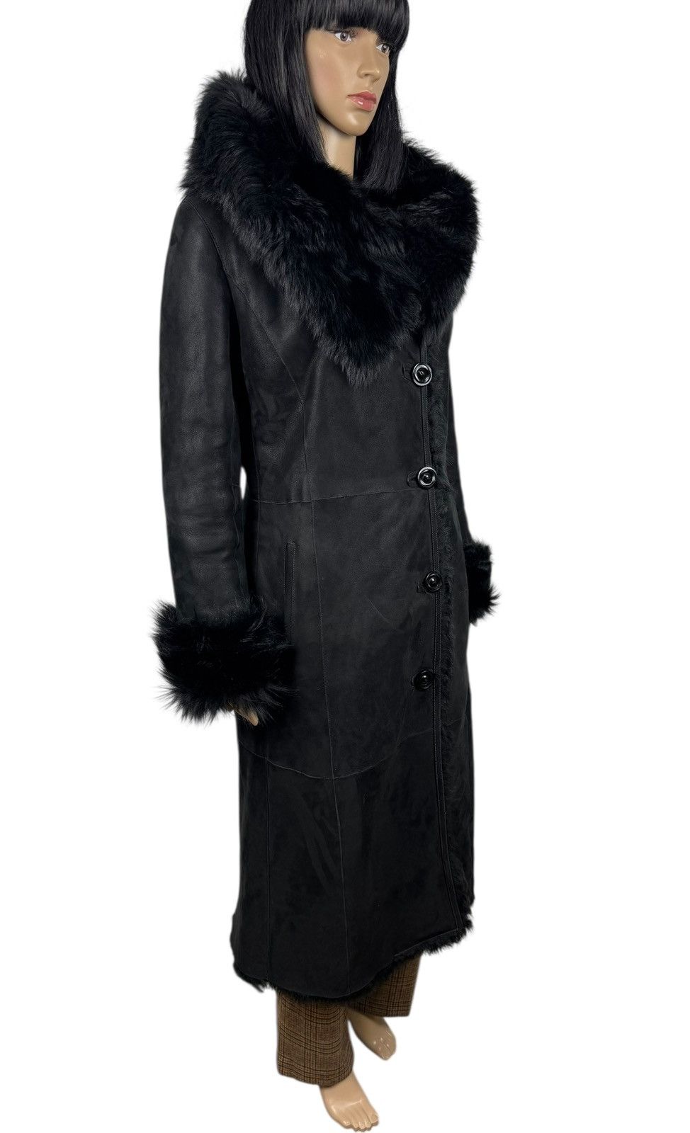 Other Zifo Genuine Leather Real Fur Coat Long Hooded size M Size M / US 6-8 / IT 42-44 - 3 Thumbnail