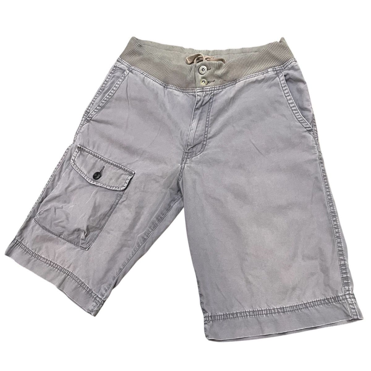 Uniqlo Vintage Uniqlo Compass Cargo Shorts Gray Size US 30 / EU 46 - 2 Thumbnail