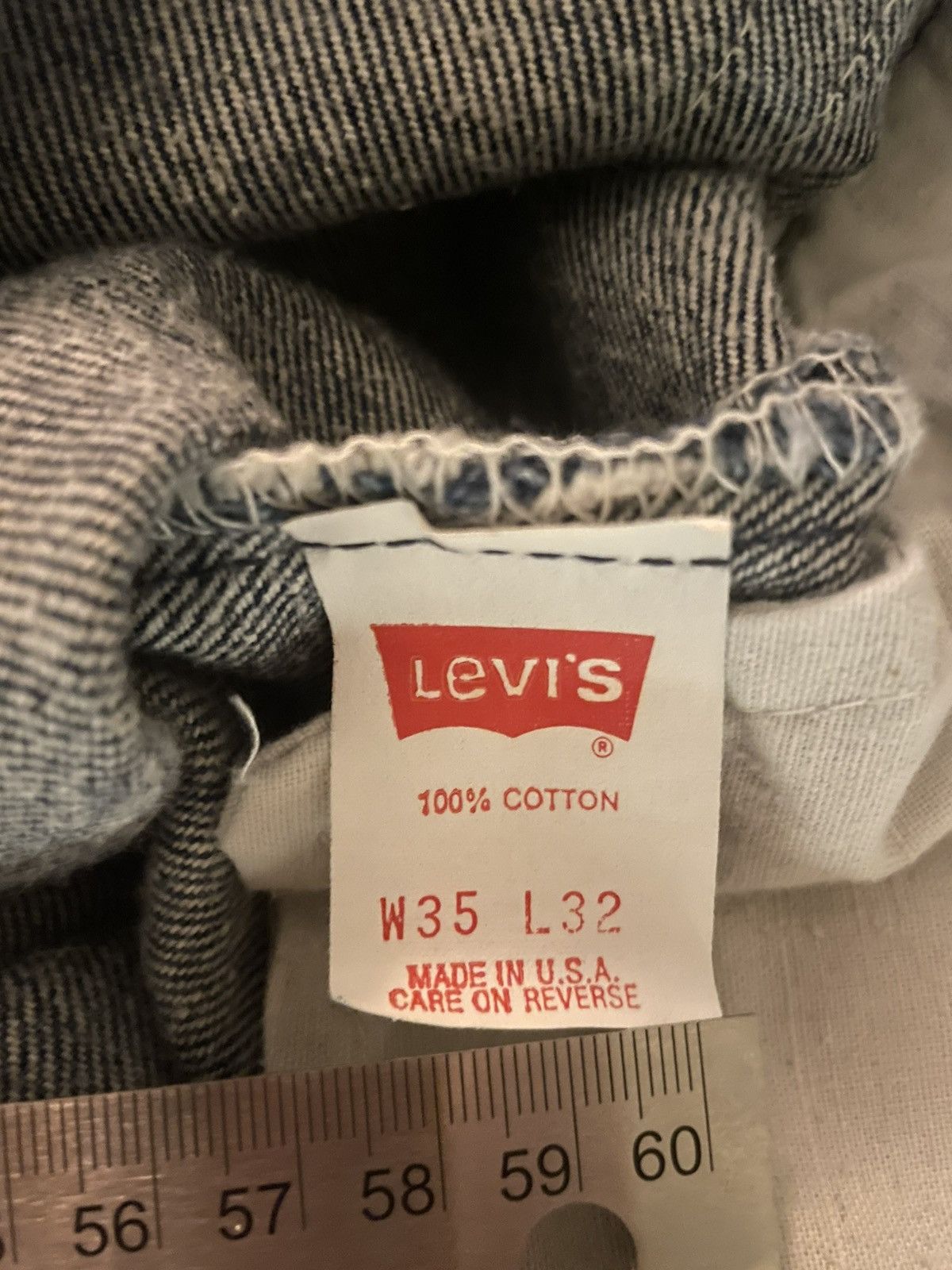 Levi's Vintage Levi’s 501 Made in USA, 33 x 29 Size US 33 - 7 Thumbnail