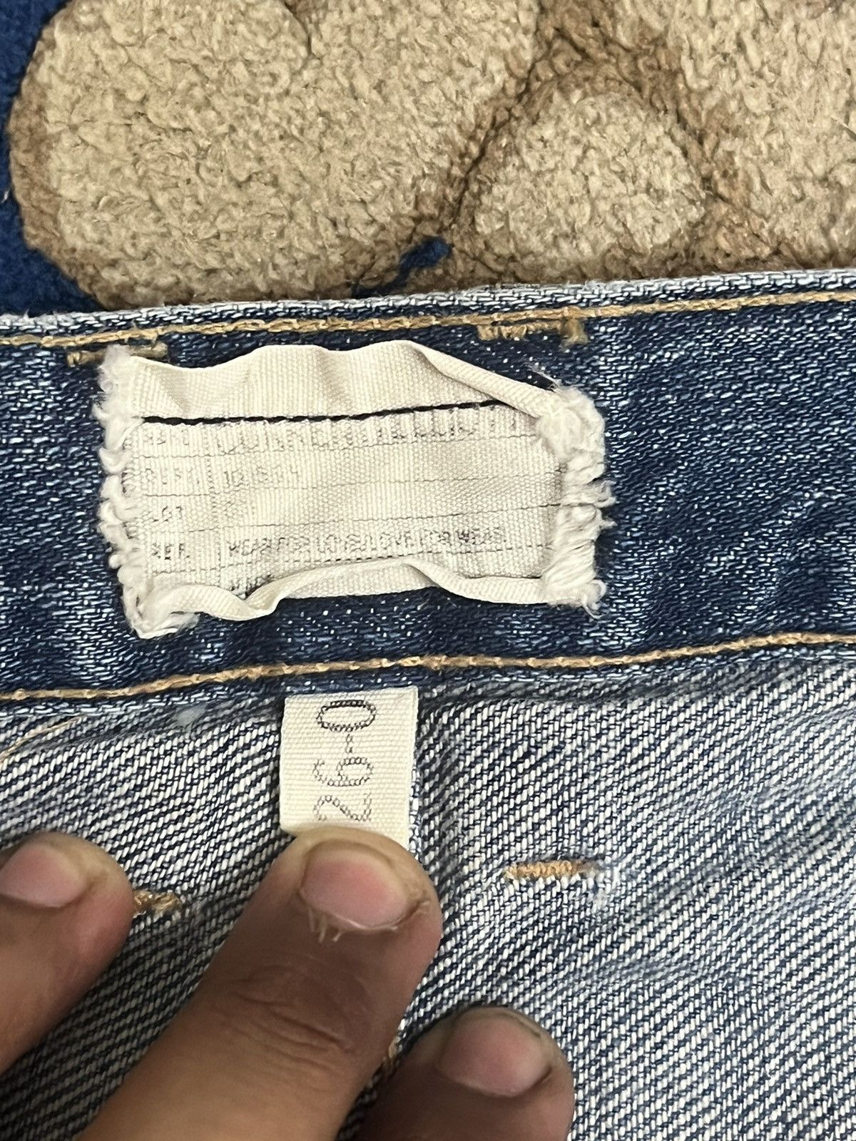 Current/Elliot × Vintage Vintage Current Elliot Distressed Denim Size US 34 / EU 50 - 8 Thumbnail