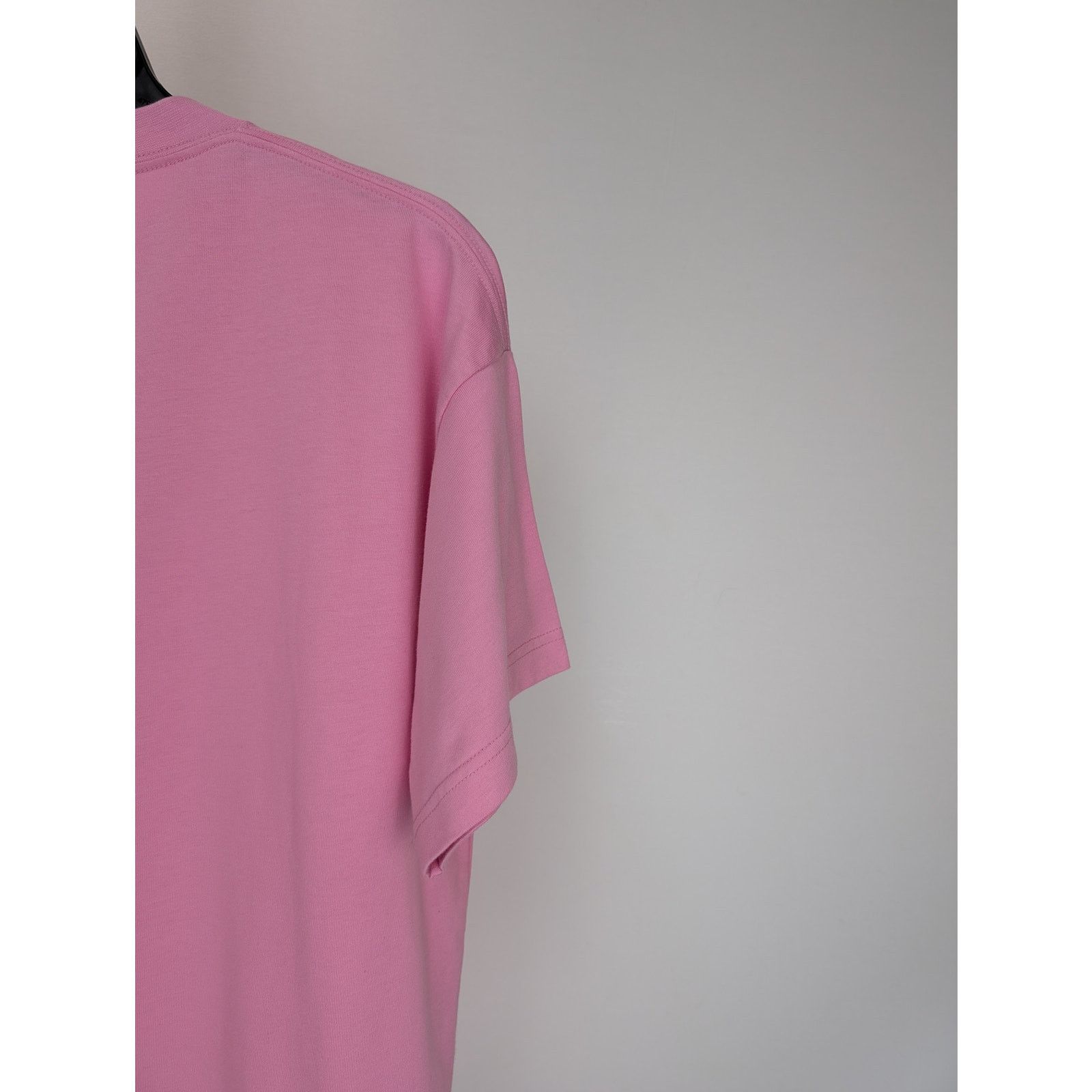 Balenciaga o1rshd1 BB Paris Icon Vintage Jersey Strass T-Shirt in Pink Size US XL / EU 56 / 4 - 9 Thumbnail