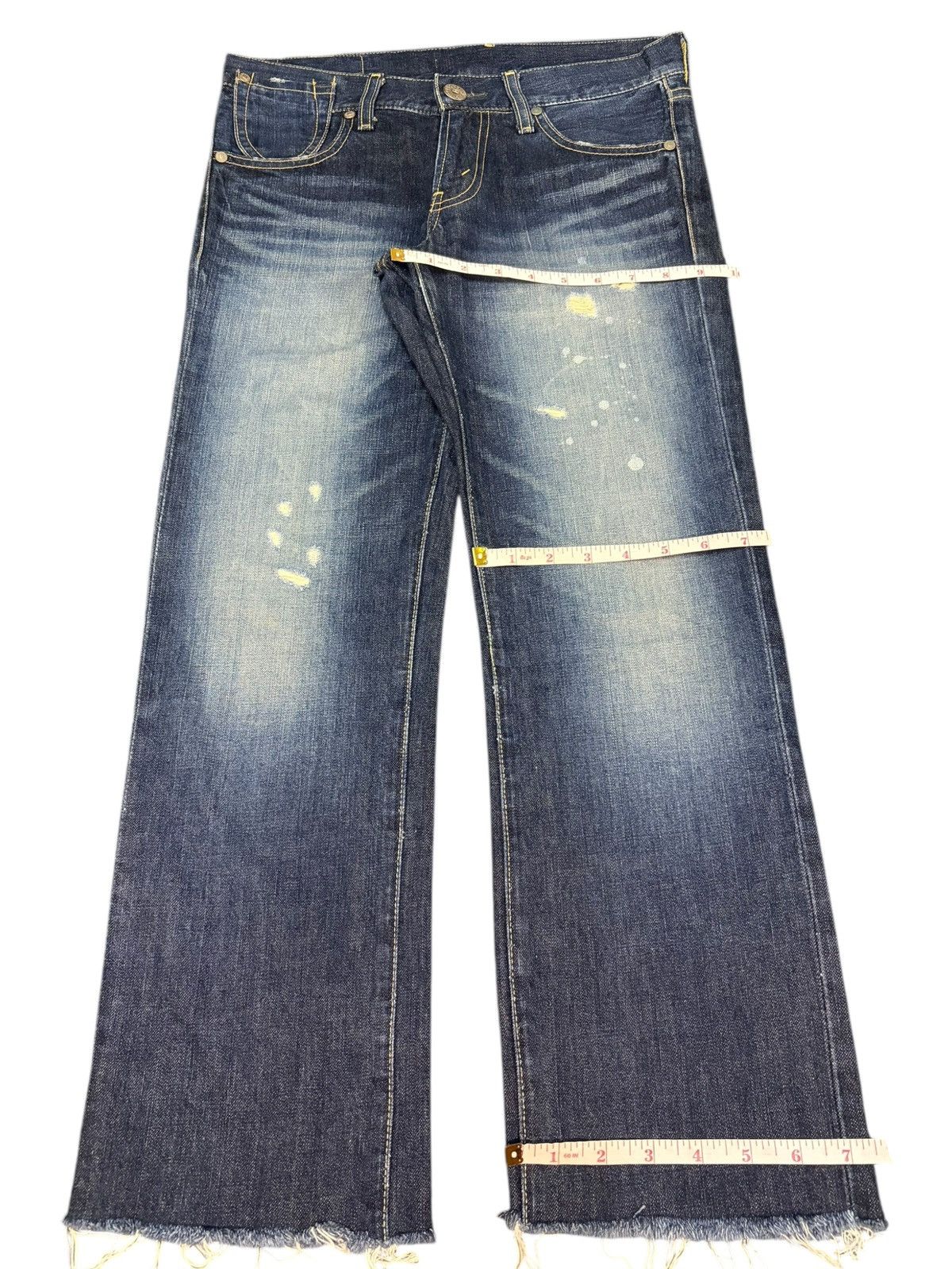 Levi's Vintage 90s Levis 502 Blue Wash Distressed Jeans Size 30" / US 8 / IT 44 - 8 Thumbnail