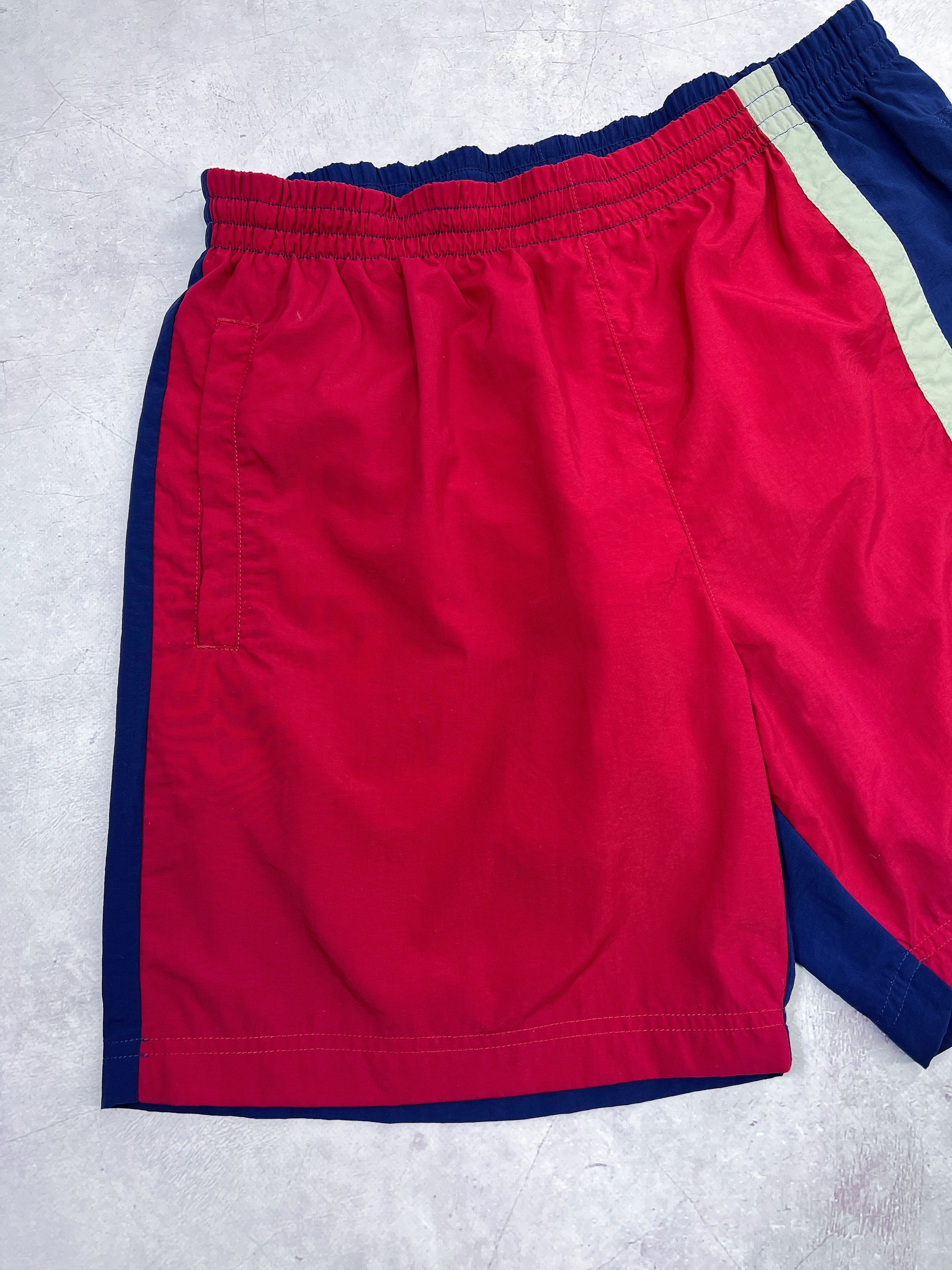 Nike × Vintage Vintage Nike Swim Trunks Shorts Big Swoosh Logo Size US 36 / EU 52 - 2 Thumbnail