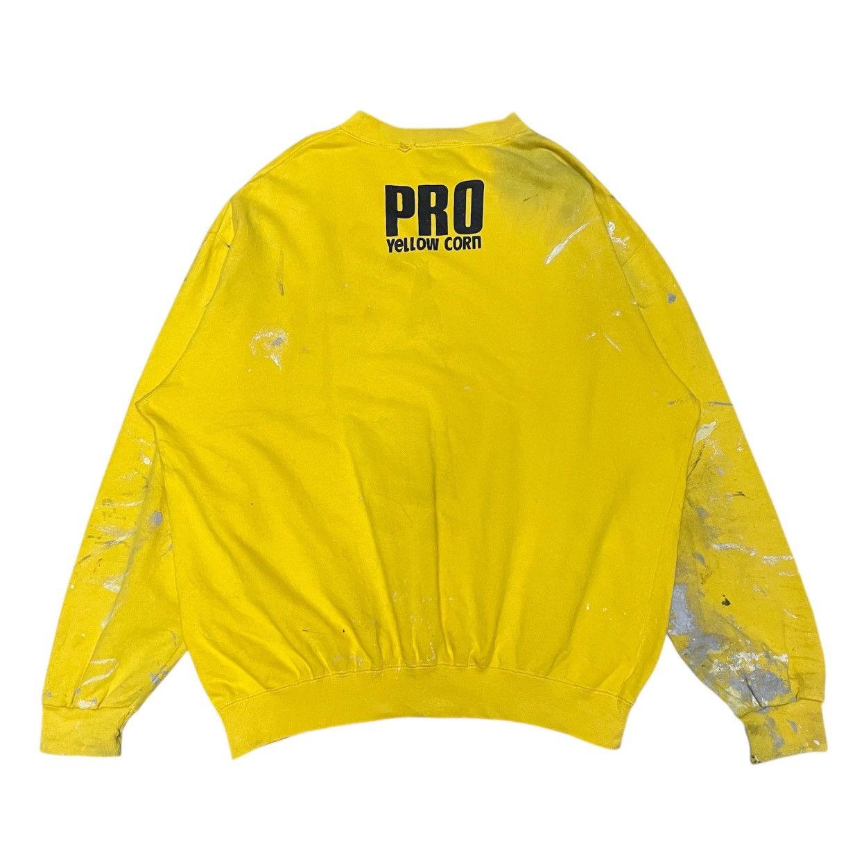 Vintage × YELLOW CORN Vintage Paints Splashed Yellowcorn Crewneck Size US L / EU 52-54 / 3 - 2 Thumbnail
