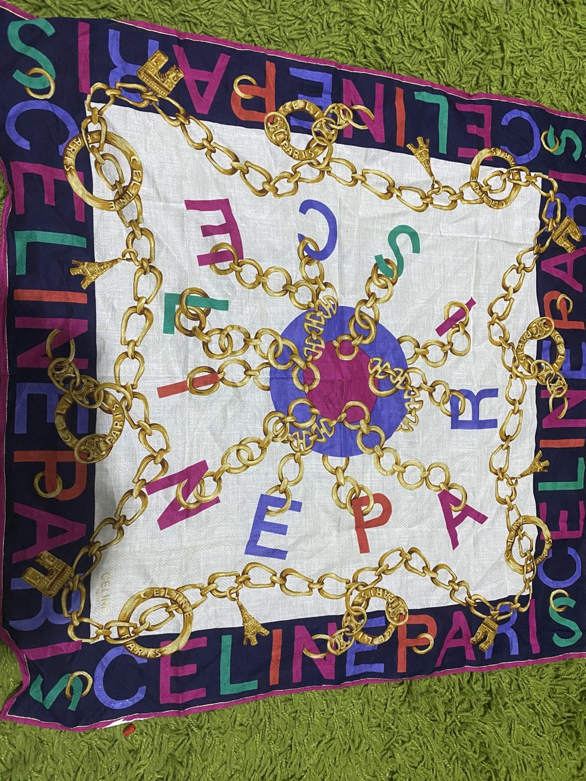 Celine Celine paris scarf Size ONE SIZE - 1 Preview