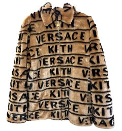 Kith x Versace Monogram Tricot Crewneck Black Men's - SS19 - US