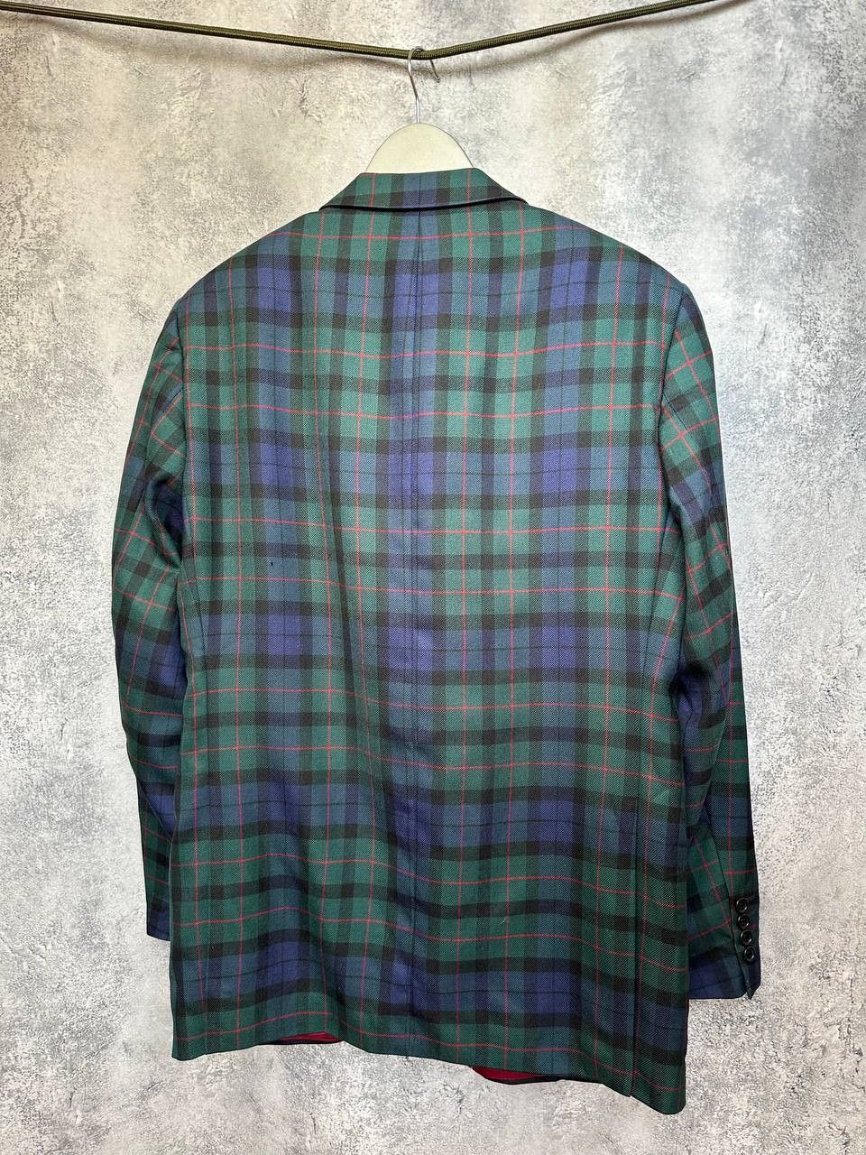 Johnstons Of Elgin Johnstons of Elgin Elson Wool Blazer Tartan Check Jacket Size 54R - 3 Thumbnail