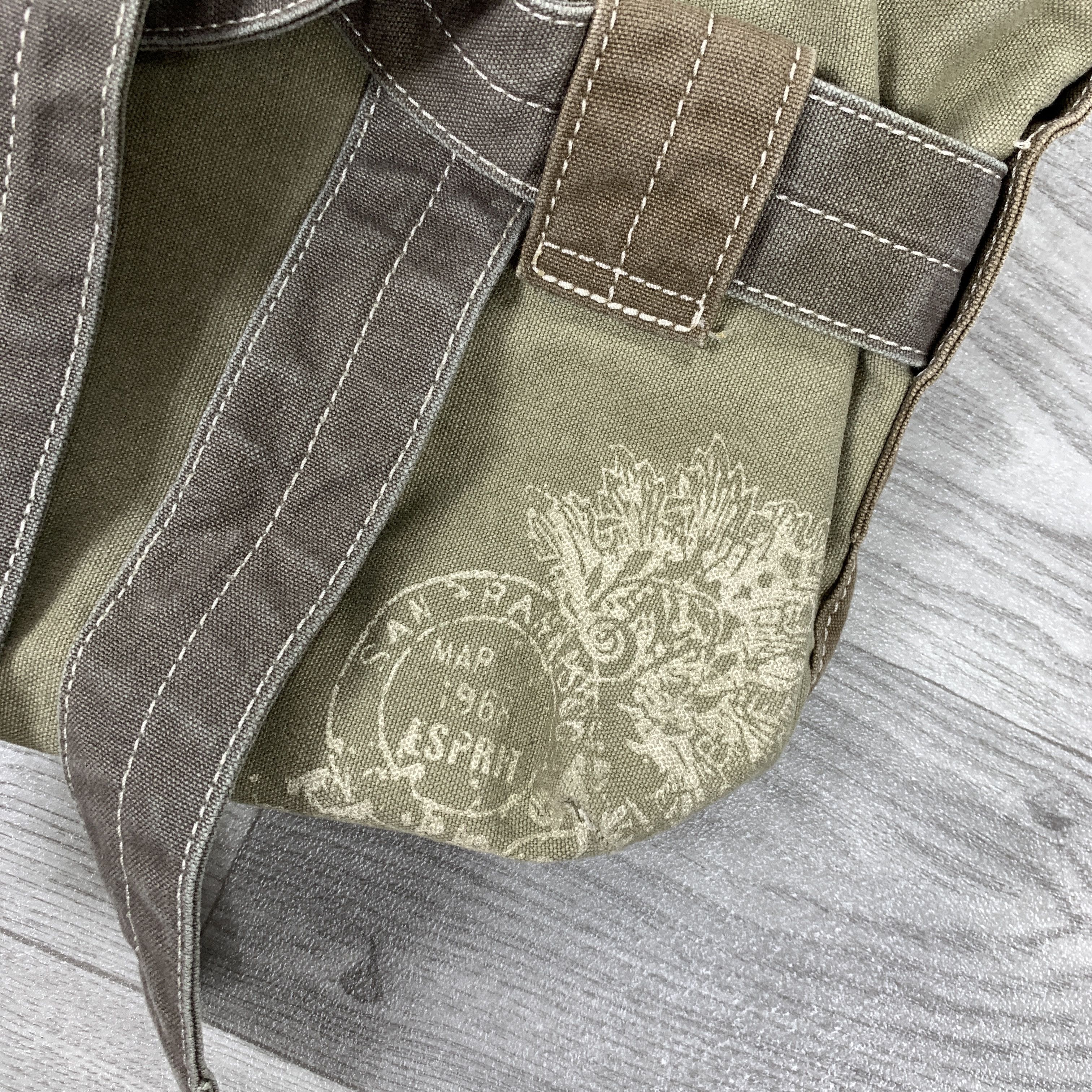 Vintage Vintage Y2K Bondage Khaki Handle Shoulder Women's Bag Size ONE SIZE - 7 Thumbnail