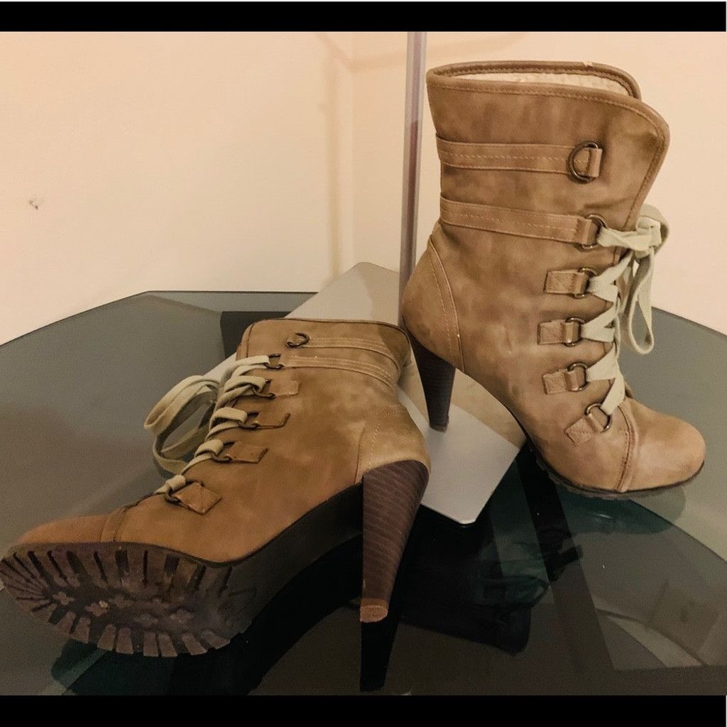 Call It Spring 💲💲SALE 💲💲Spring BN Tan ankle boots size 8 Size US 8 / IT 38 - 1 Thumbnail
