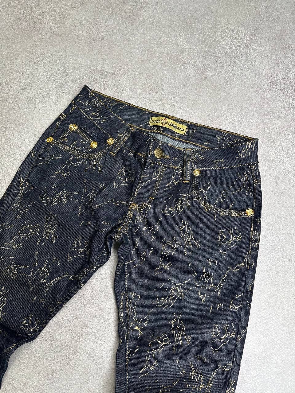 Vintage Vintage DG Dolce Gabbana All Over Print Jeans Sz28 Size US 28 / EU 44 - 5 Thumbnail