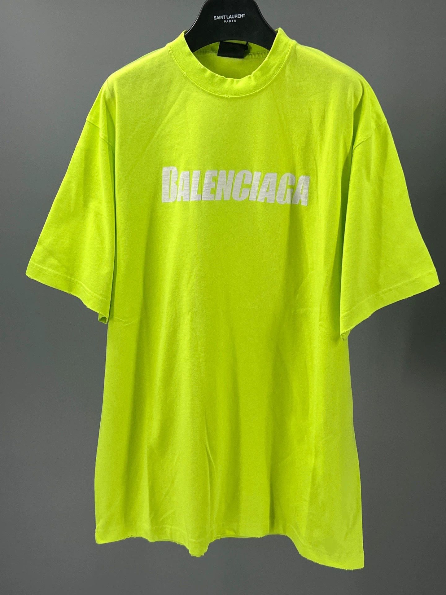 bright yellow graphic short sleeve t-shirt