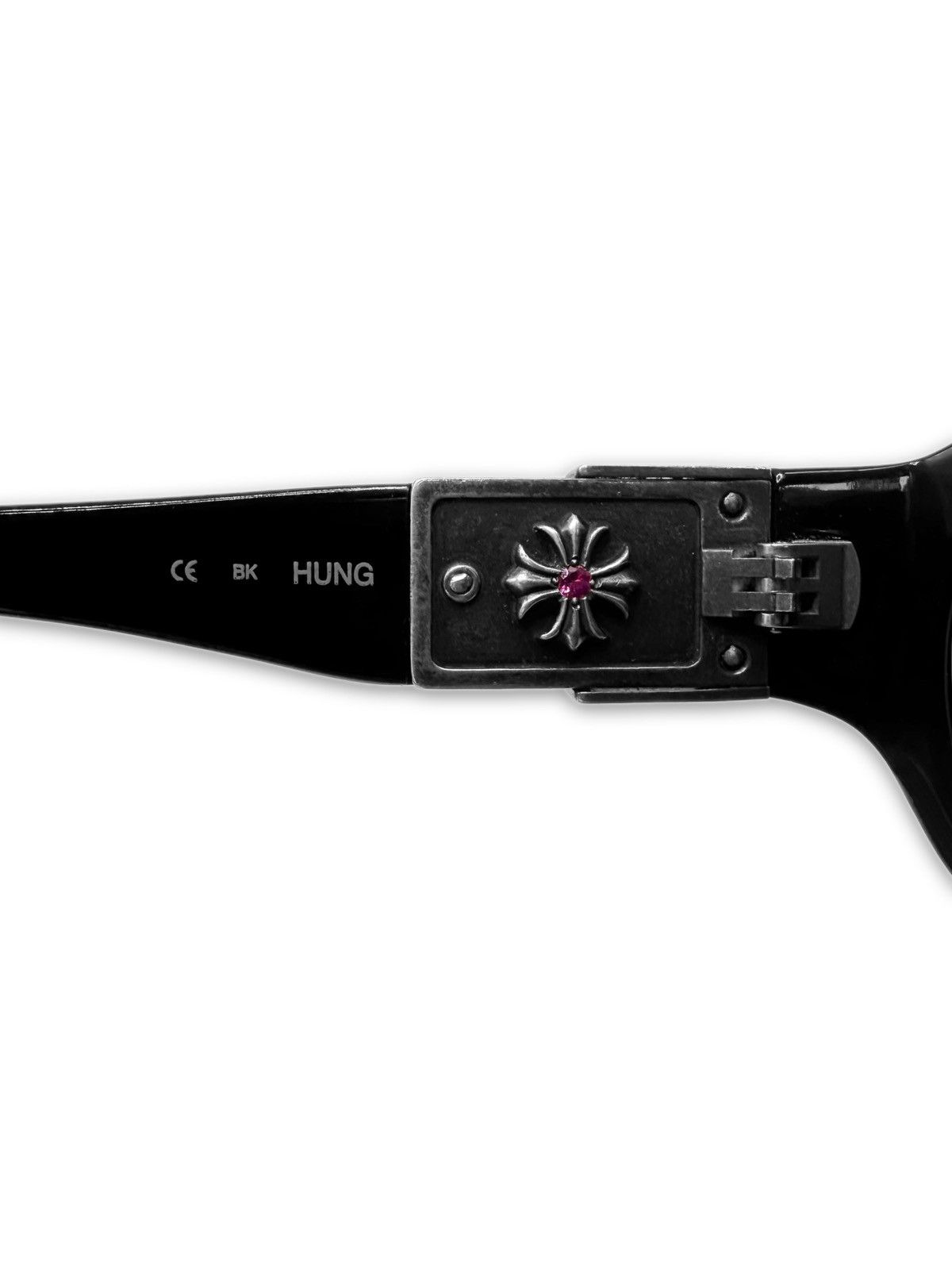 Chrome Hearts Chrome Hearts 78 Diamond Factory 1/1 2 Ruby Hung Sunglasses Size ONE SIZE - 7 Thumbnail