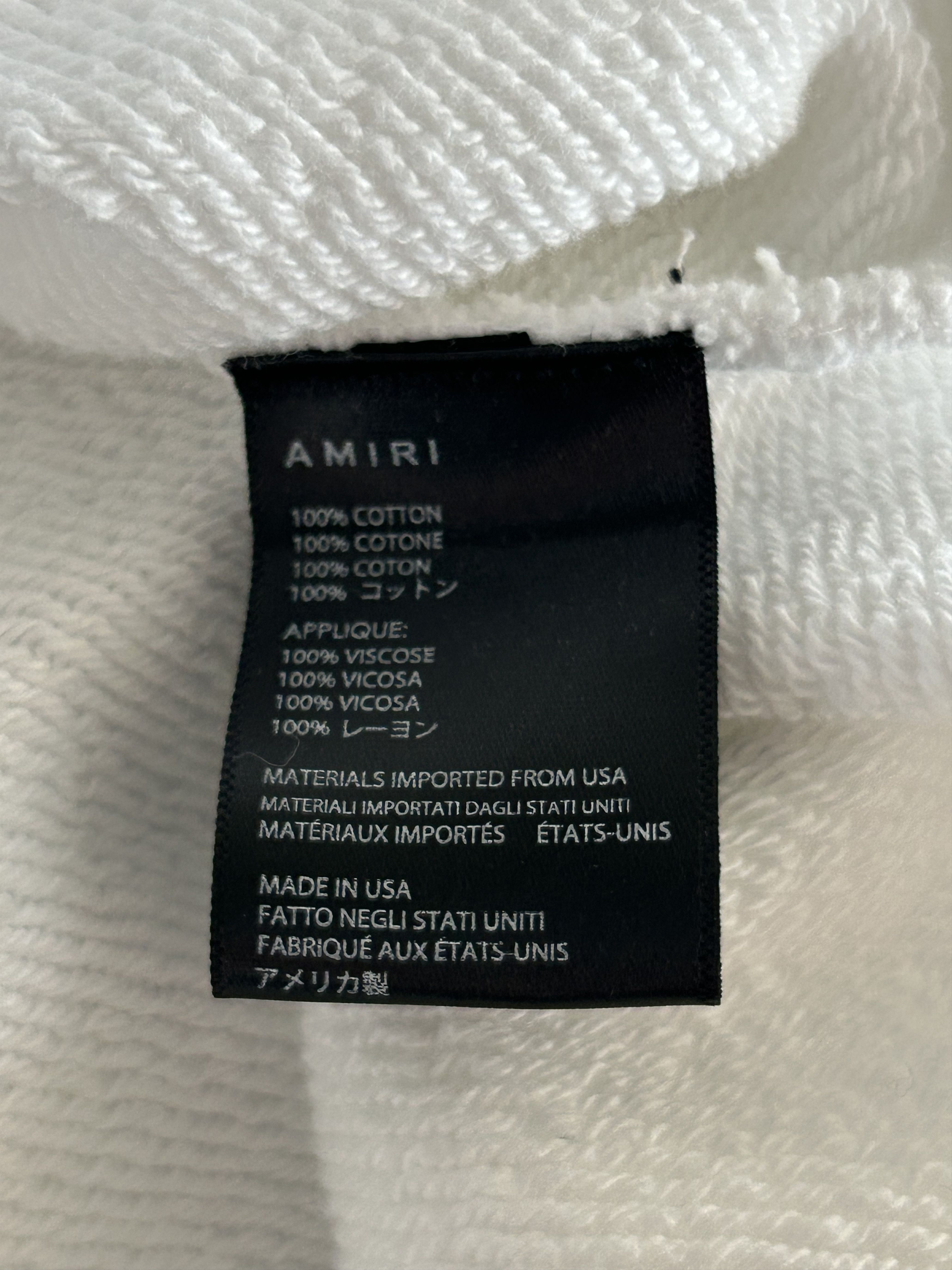 Amiri Amiri White & Red Paisley Star Logo Hoodie Size US XXL / EU 58 / 5 - 3 Thumbnail