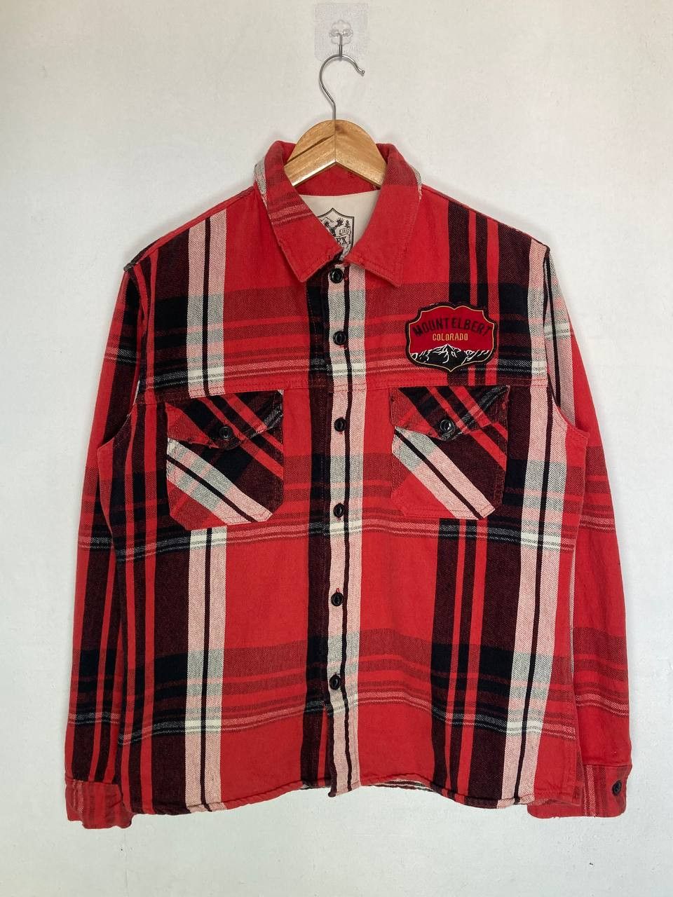 Avirex Avirex Embroidered Plaid Flannel Size US L / EU 52-54 / 3 - 2 Thumbnail