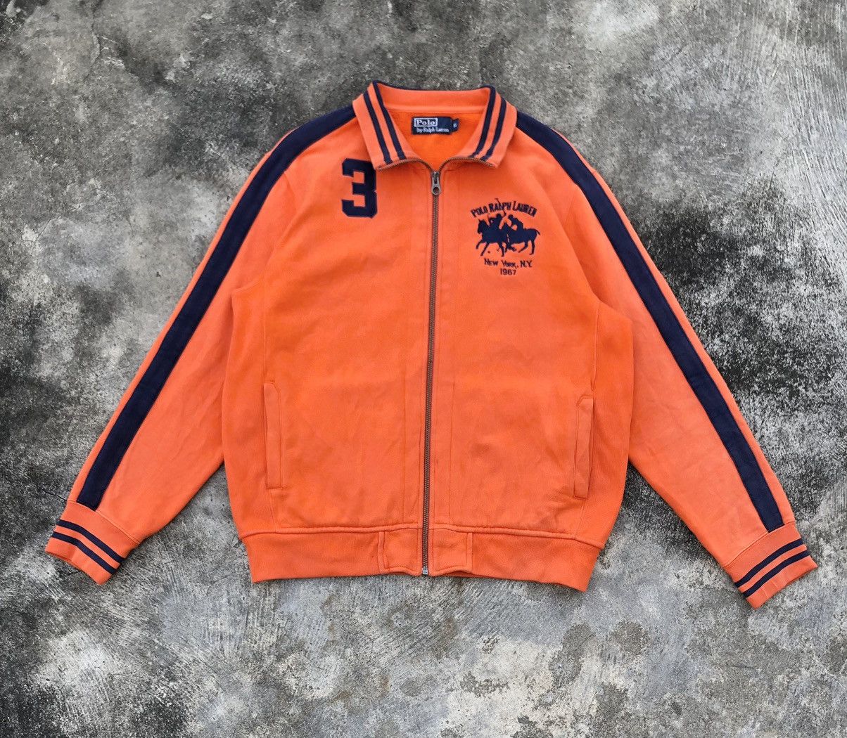 Denim & Supply Ralph Lauren × Polo Ralph Lauren × Vintage Polo Ralph Lauren vintage sweater full zipper faded colour Size US XL / EU 56 / 4 - 1 Thumbnail