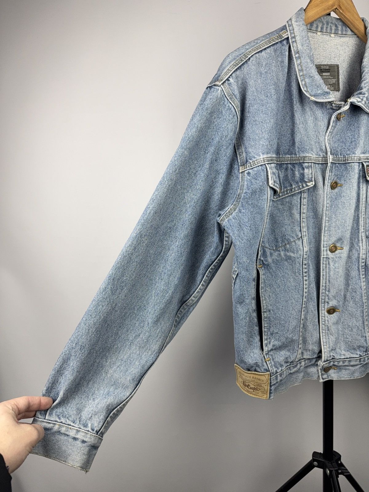 Lee Vntg Retro USA 90s Lee Cooper Western Denim Trucker Jacket Size US L / EU 52-54 / 3 - 8 Thumbnail