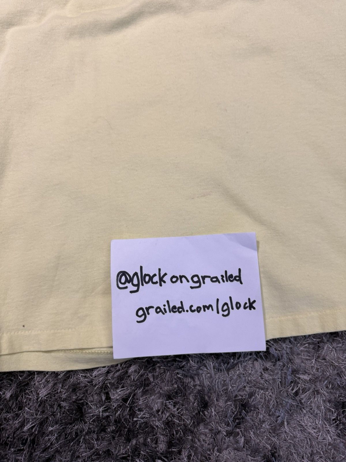 Louis Vuitton × Supreme Supreme LV Monogram Box Logo Yellow Cease And Desist Tee Size US XL / EU 56 / 4 - 12 Thumbnail
