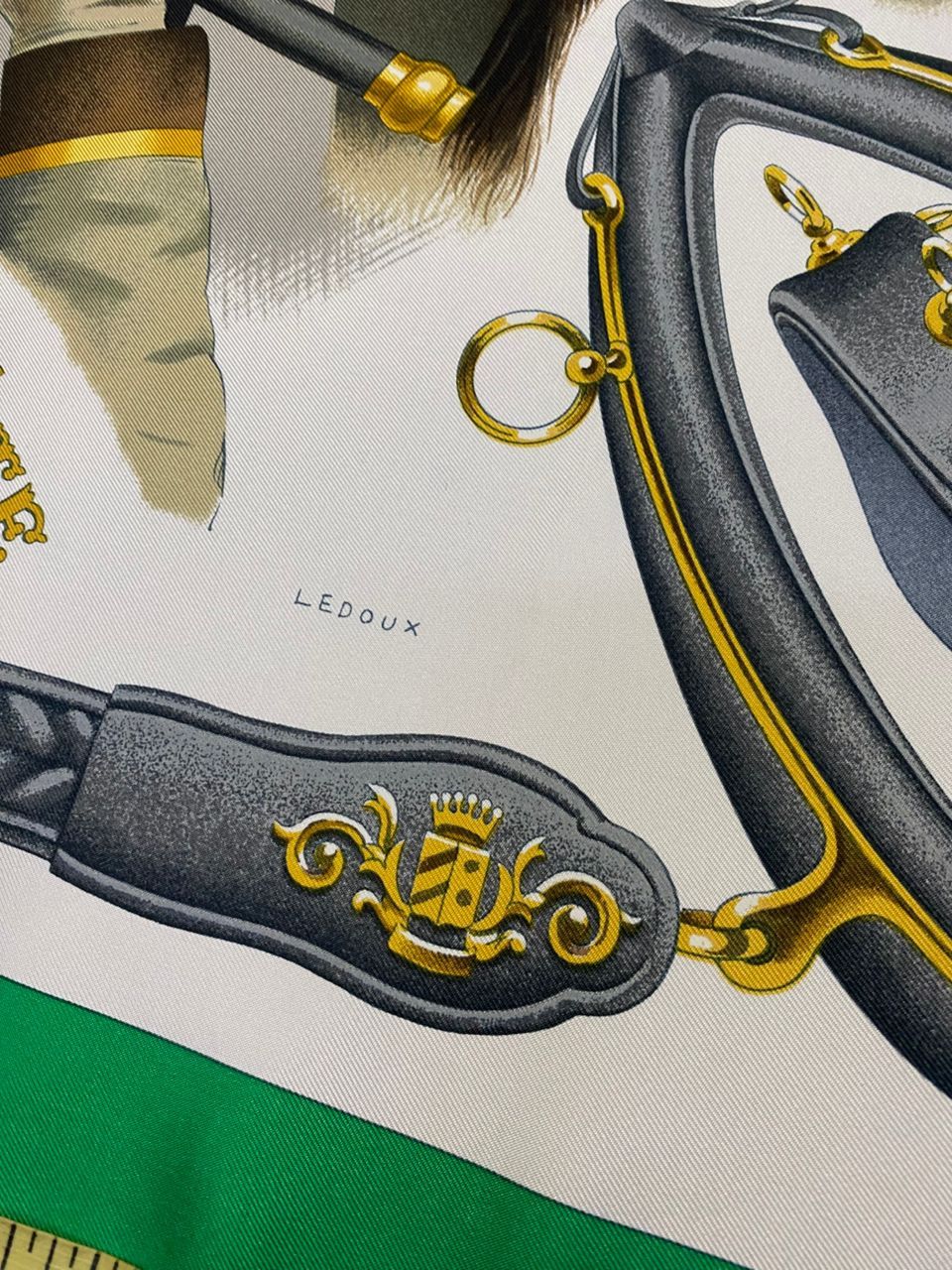 Hermes Hermes Silk Scarf By Created Phillipe Ledoux Hand Rolled Size ONE SIZE - 14 Thumbnail