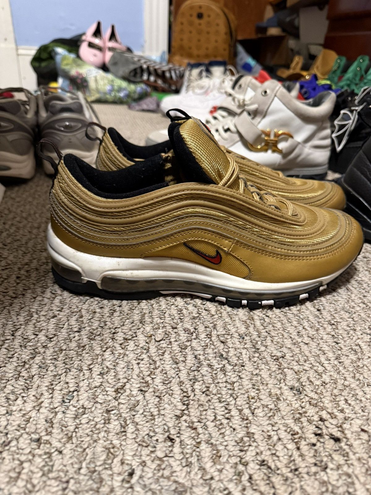 Nike Nike Air Max 97 OG Metallic Gold 2023 🏆⭐️ Size US 10 / EU 43 - 1 Thumbnail