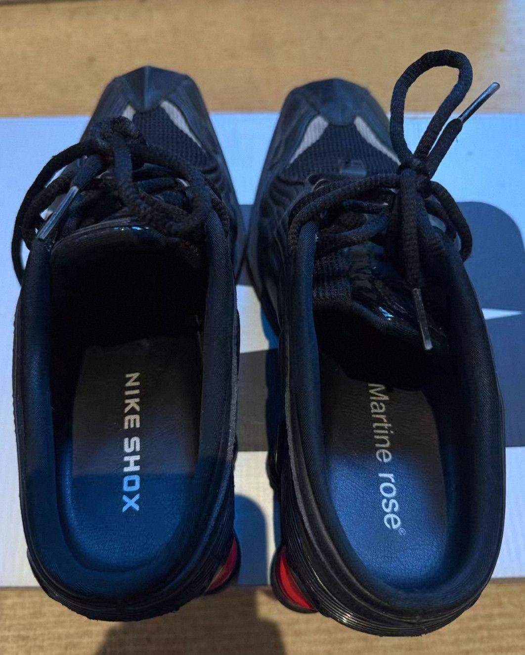 Martine Rose Martine Rose Nike Shox R4 Co branded Low cut Casual Runnin Size US 7.5 / IT 37.5 - 3 Thumbnail