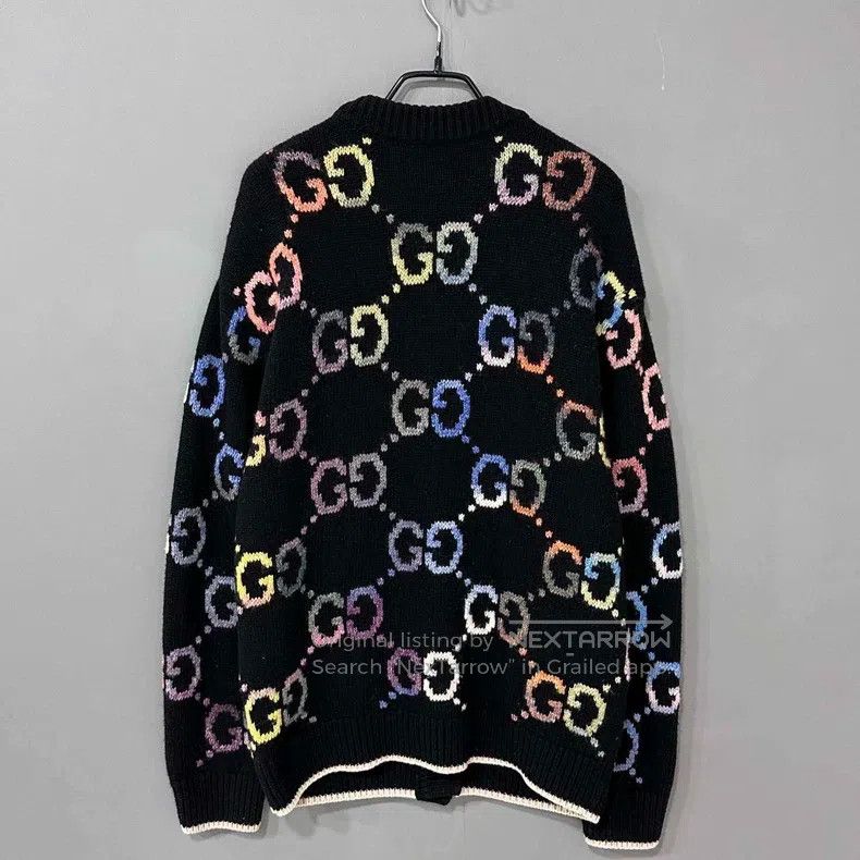 Gucci Gucci New gradient old-flower cardigan coat Size XS / US 0-2 / IT 36-38 - 3 Thumbnail