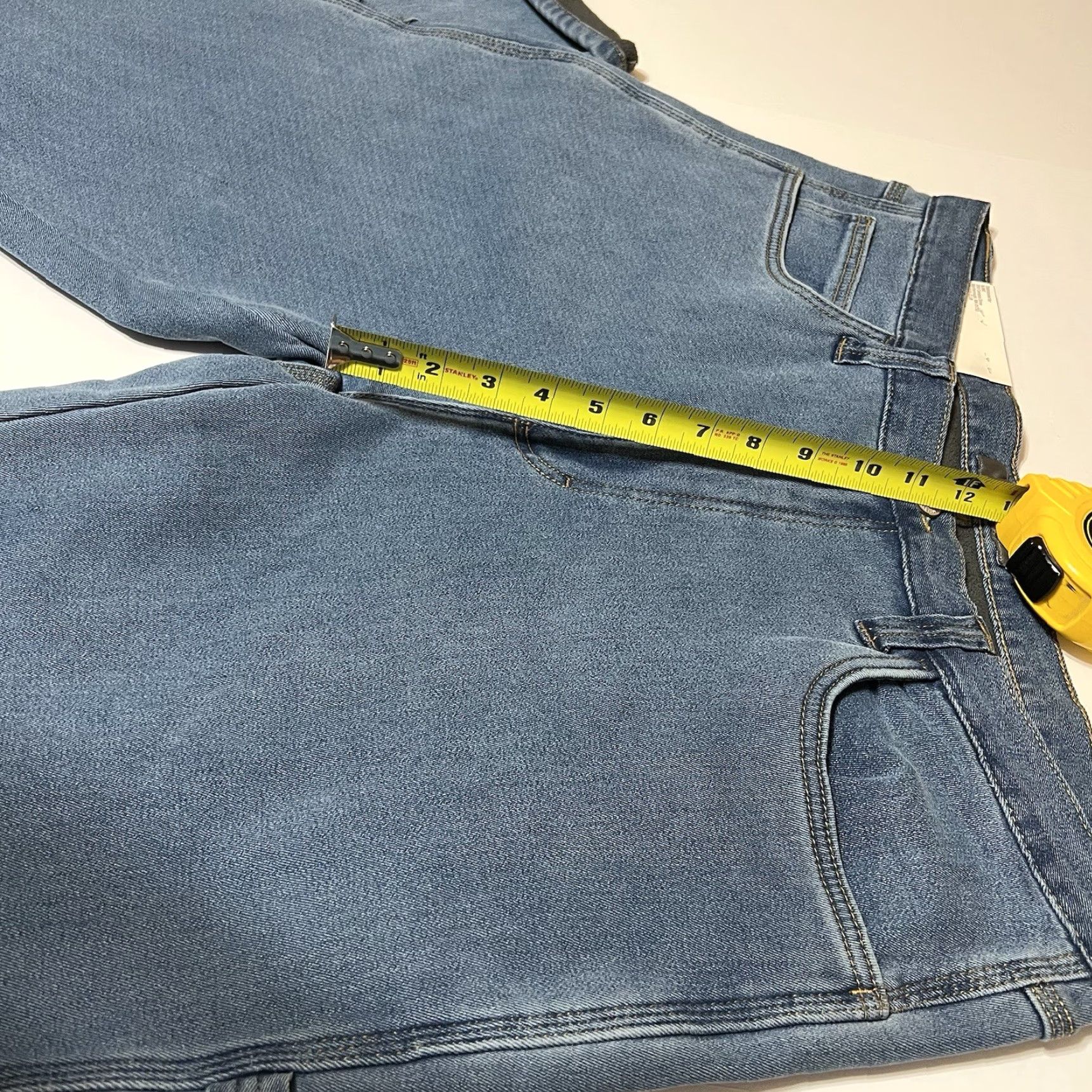 Vintage Berkley Jensen Carpenter Pants Men 40x30 Blue Fleece Lined Relaxed Straight NWT Size US 40 / EU 56 - 4 Thumbnail