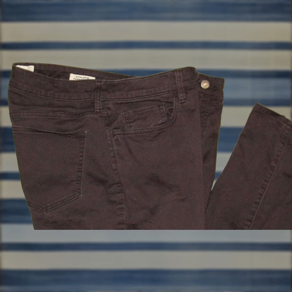 Vintage Flint & Tinder Brown Chino Pants Athletic Tapered Fit 33 x 34 Men Regular 33 Inseam Brown Chino Mens Size US 33 - 1 Thumbnail