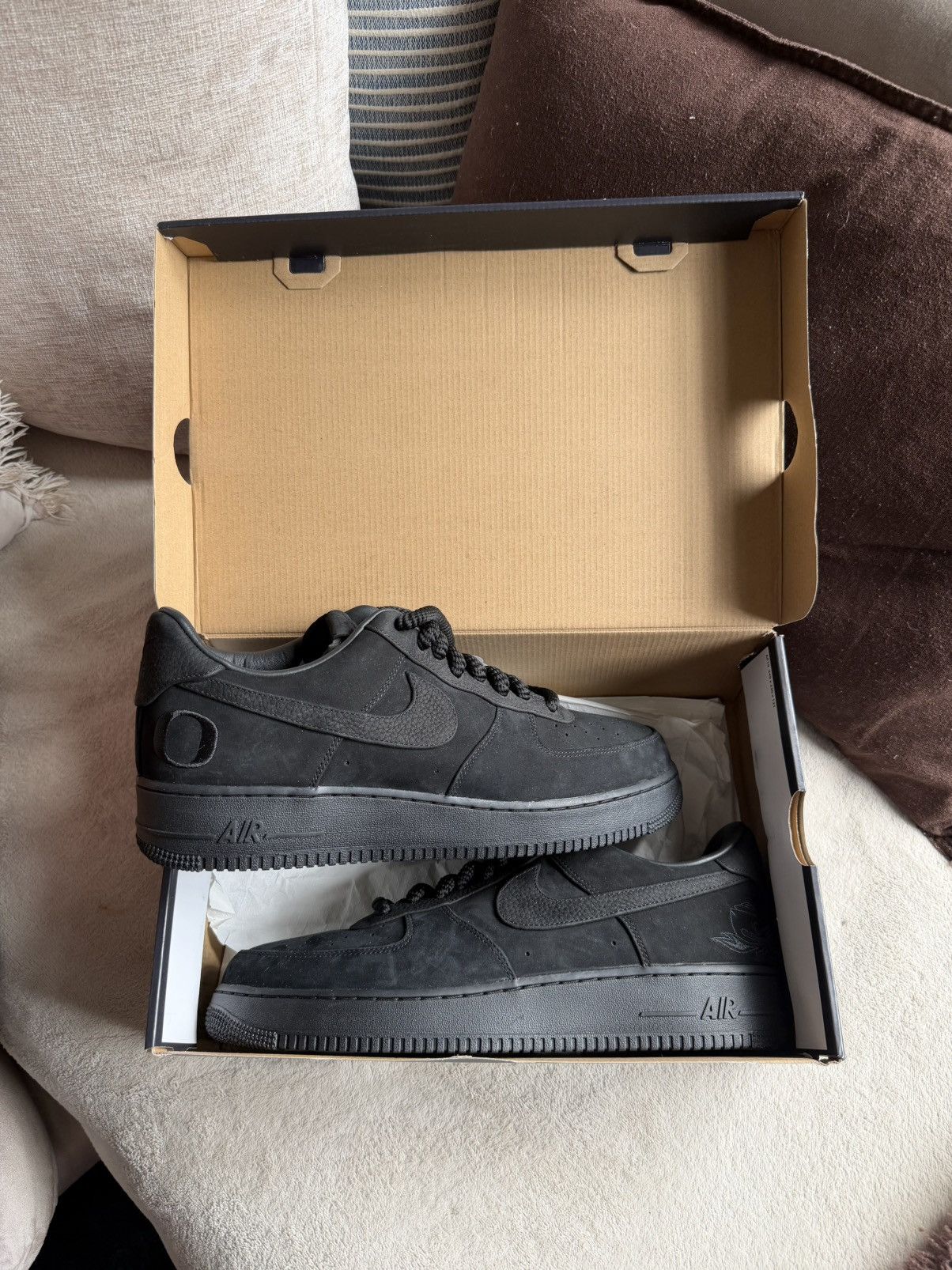 Nike Nike Air Force 1 Stealth Premium Oregon PE Size US 14 / EU 47 - 4 Thumbnail