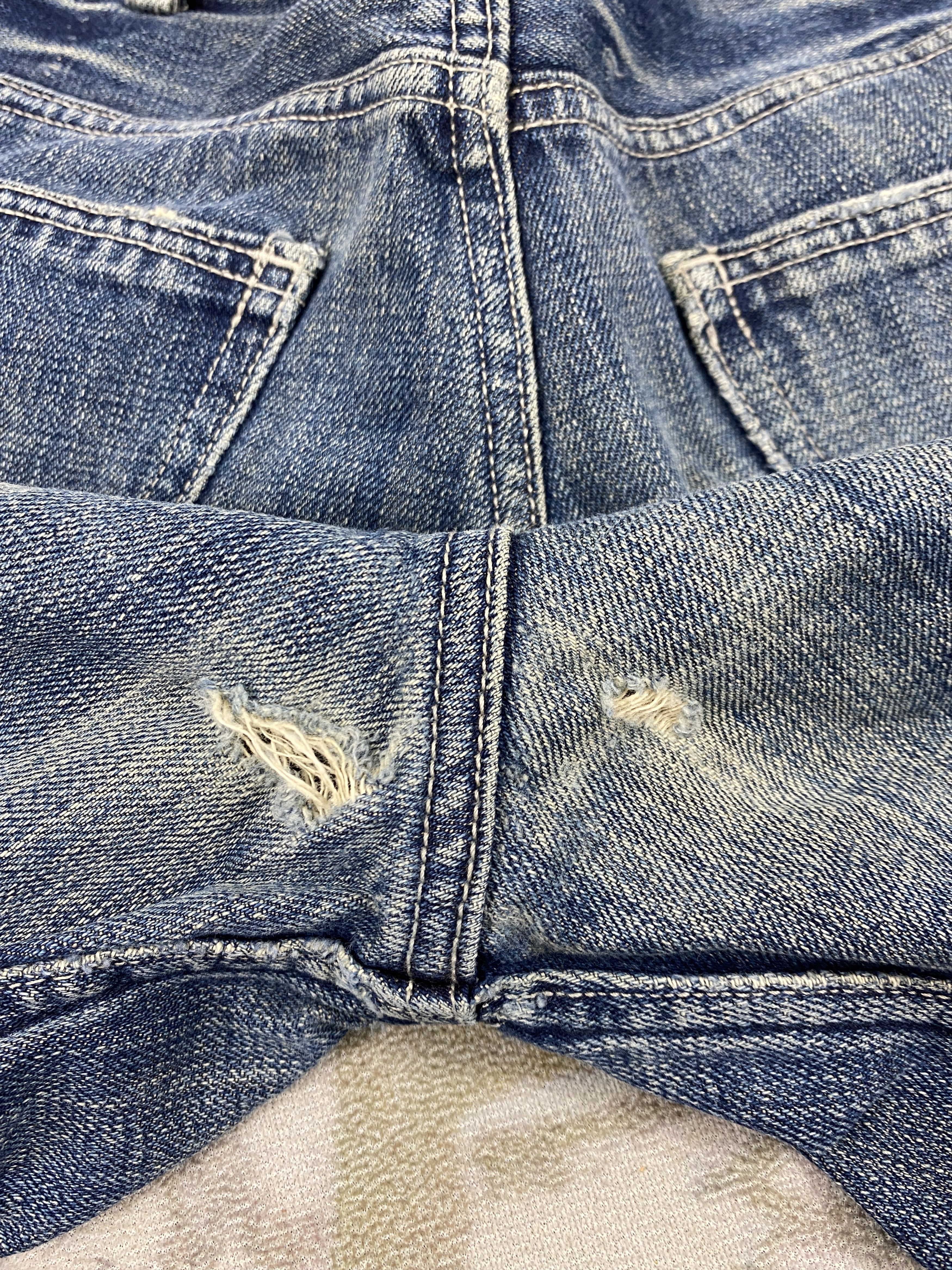 Hysteric Glamour Distressed Vintage Ageless Flare Jeans 30x29 Denim- JN3712 Size US 30 / EU 46 - 15 Thumbnail