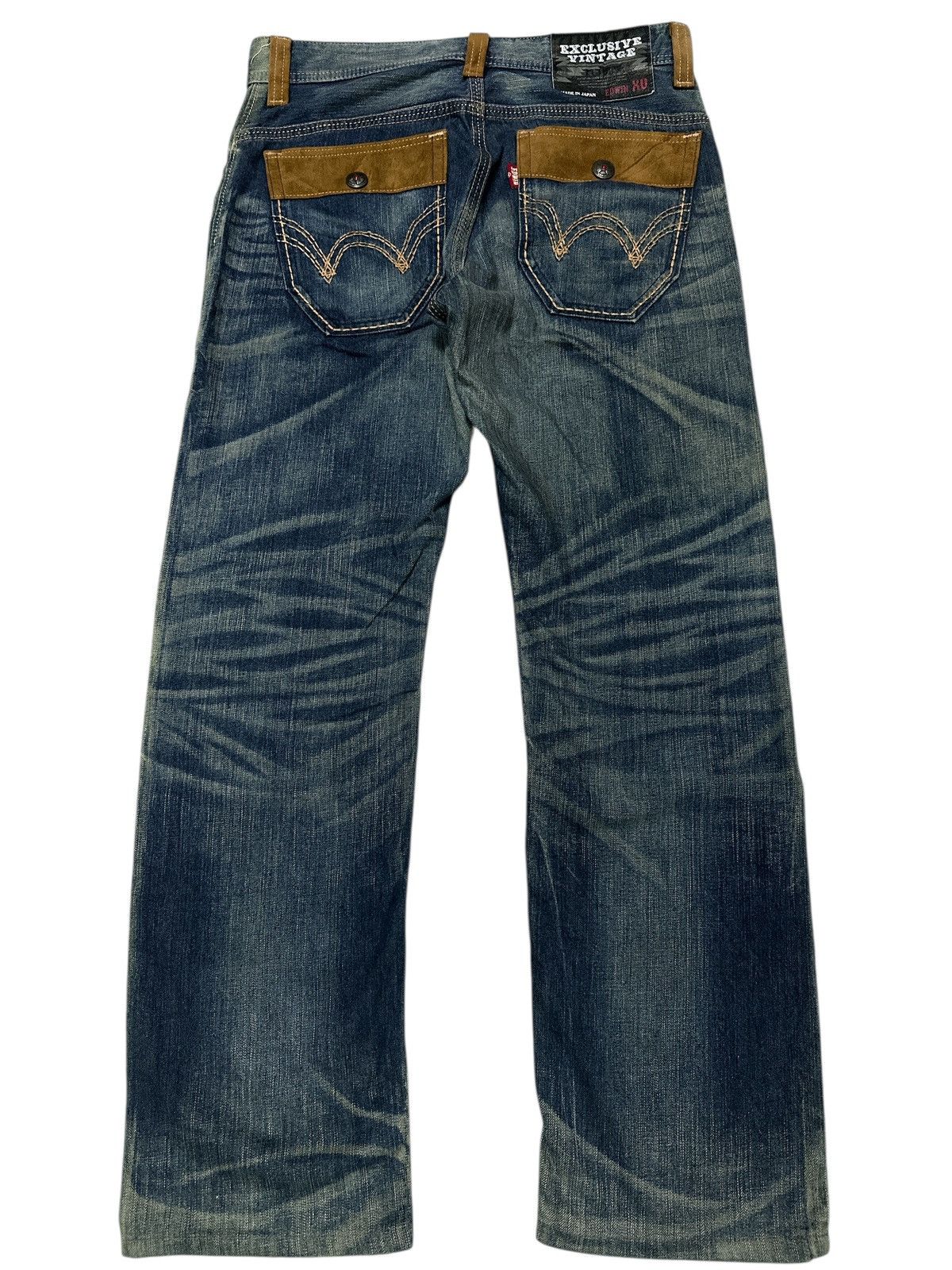 Japanese Brand Vintage Edwin Bushpant Native Style . Size US 34 / EU 50 - 2 Thumbnail
