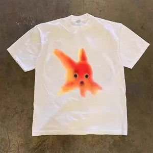 Other Vintage Hip Hop Goldfish Print Short Sleeve T-Shirt Size US XL / EU 56 / 4 - 2 Thumbnail
