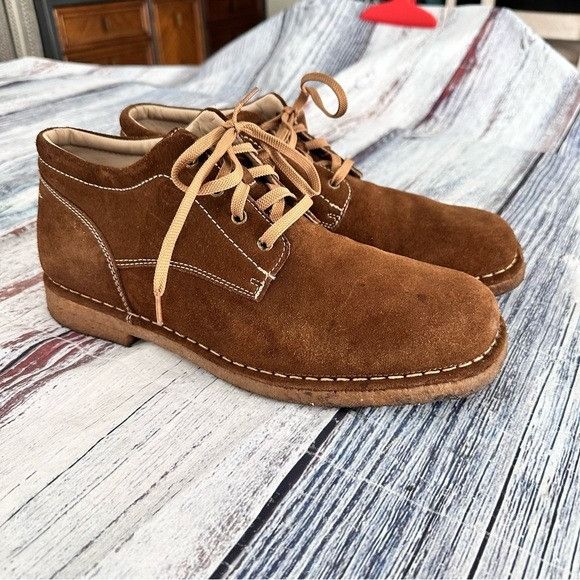 Other DREW Men's Brown Suede Lace-Up Casual Shoes “Bryan” Size US 11.5 / EU 44-45 - 2 Thumbnail