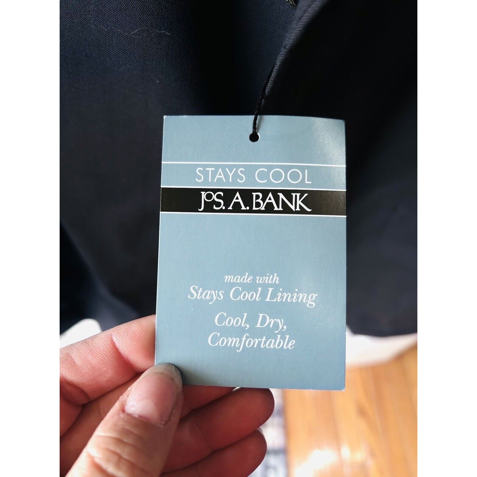 Jos. A. Bank Jos A Bank Stays Cool Navy Suit Blazer 3 Button Size 52R NWT Size 52R - 4 Thumbnail