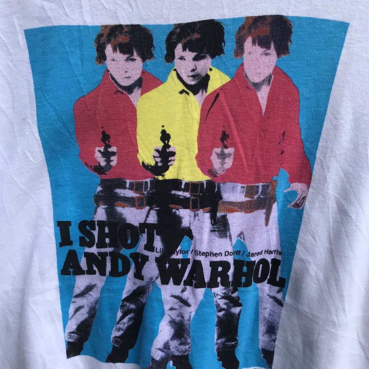 Andy Warhol × Vintage Vintage rare I Shot ANDY WARHOL movie tee pop art Size US S / EU 44-46 / 1 - 3 Thumbnail