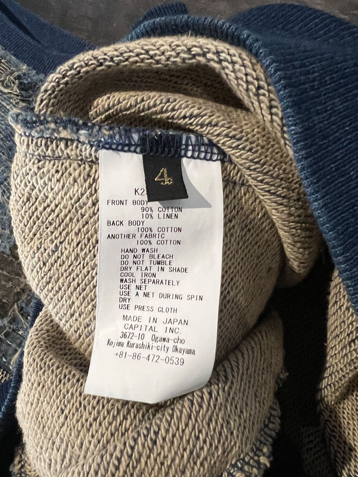 Kapital KAPITAL BORO x IDG Half Zip Vest Size US XL / EU 56 / 4 - 7 Thumbnail