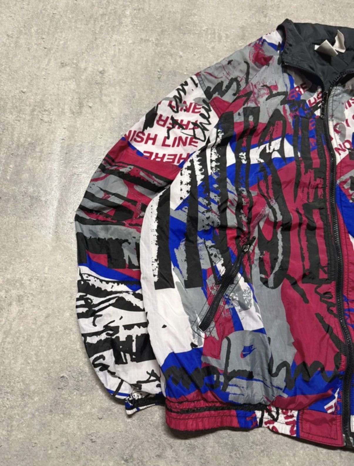 Nike Nike 90s full print light jacket boxy bomber fit Size US L / EU 52-54 / 3 - 3 Thumbnail