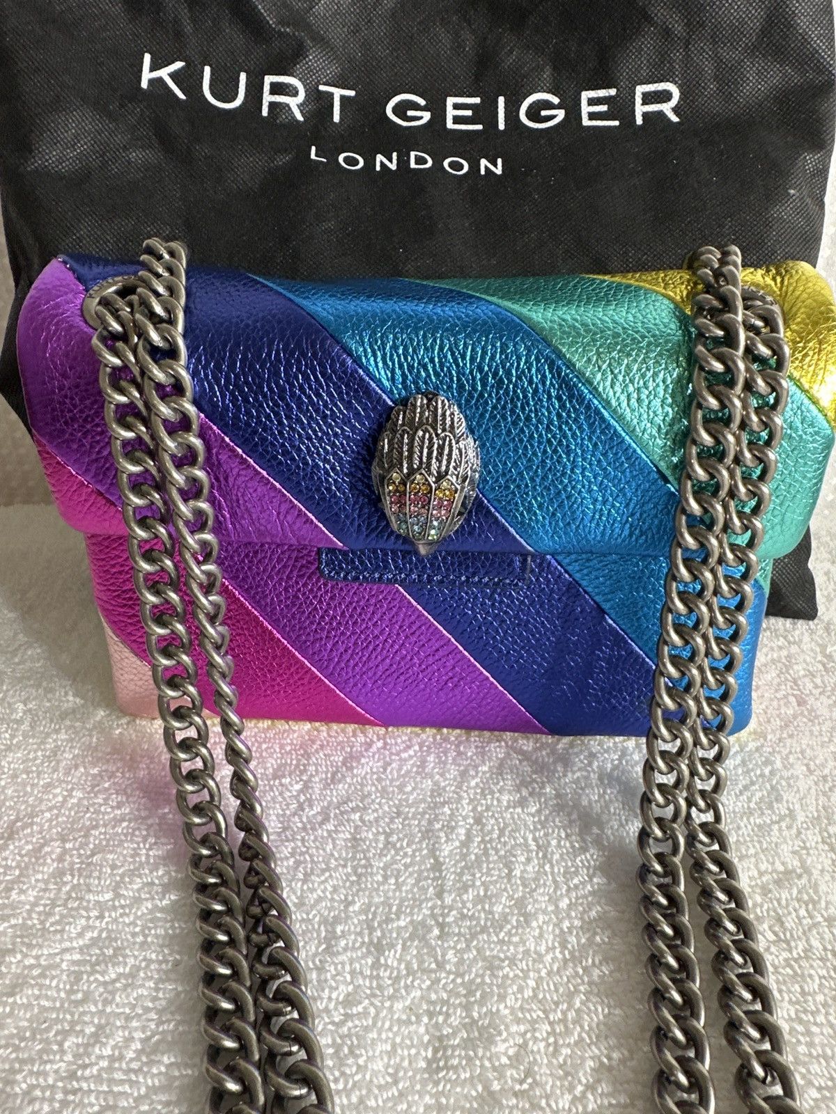 Kurt Geiger Mini Kensington Leather Crossbody Bag Size ONE SIZE - 2 Thumbnail