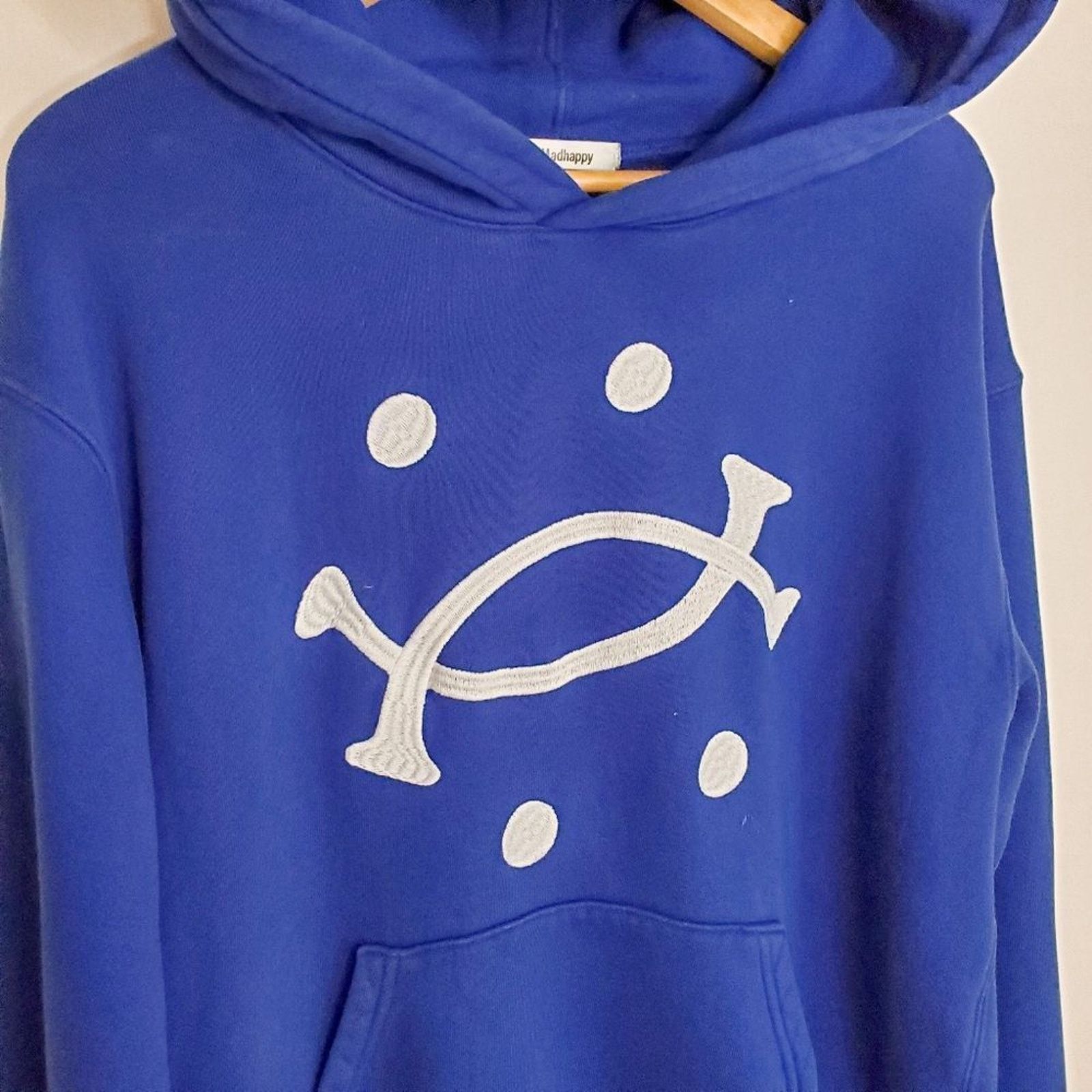 Madhappy Madhappy Royal Blue Buddy Heritage Smiley Hoodie Size S Size US S / EU 44-46 / 1 - 2 Thumbnail