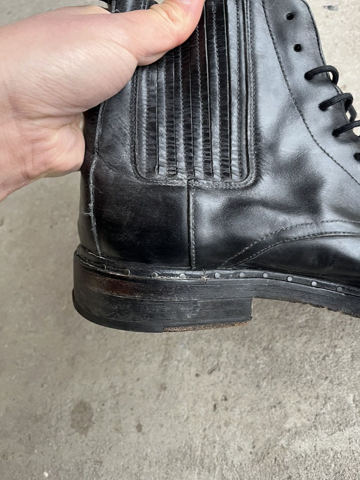 Allsaints Allsaints Distressed Leather Chelsea Ankle Boots Shoes Size US 10 / EU 43 - 24 Thumbnail