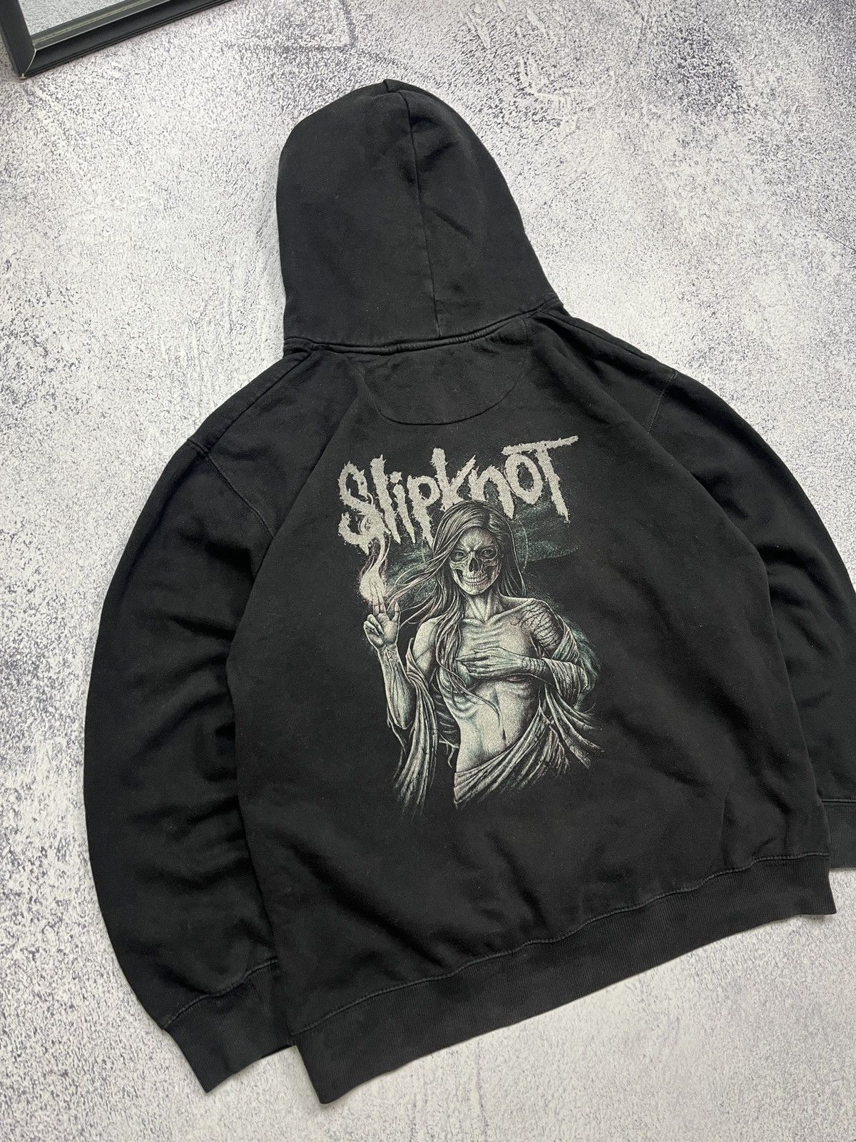 Band Tees Vintage Slipknot 00’s Hoodie "Burn Me Away" Big Logo Rare Size US XL / EU 56 / 4 - 9 Thumbnail