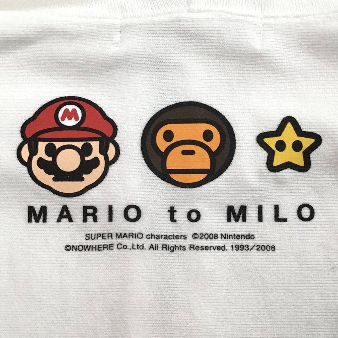 Bape BAPE × Nintendo Mario & Milo Monogram Full Zip Hoodie NIGO Size US M / EU 48-50 / 2 - 5 Thumbnail