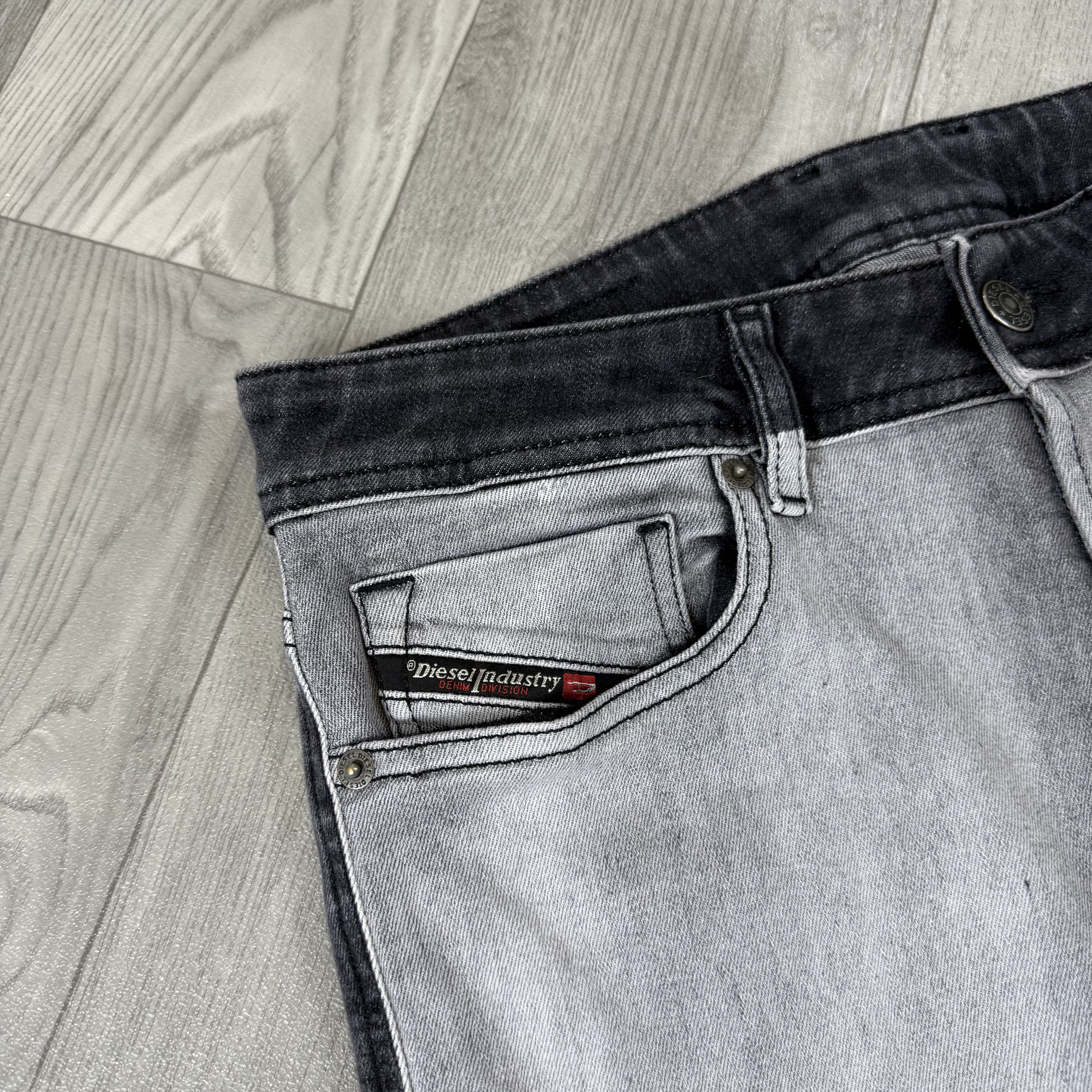 Diesel Diesel Sleenker-X-SP Slim Skinny Grey Denim Jeans Size US 30 / EU 46 - 10 Thumbnail