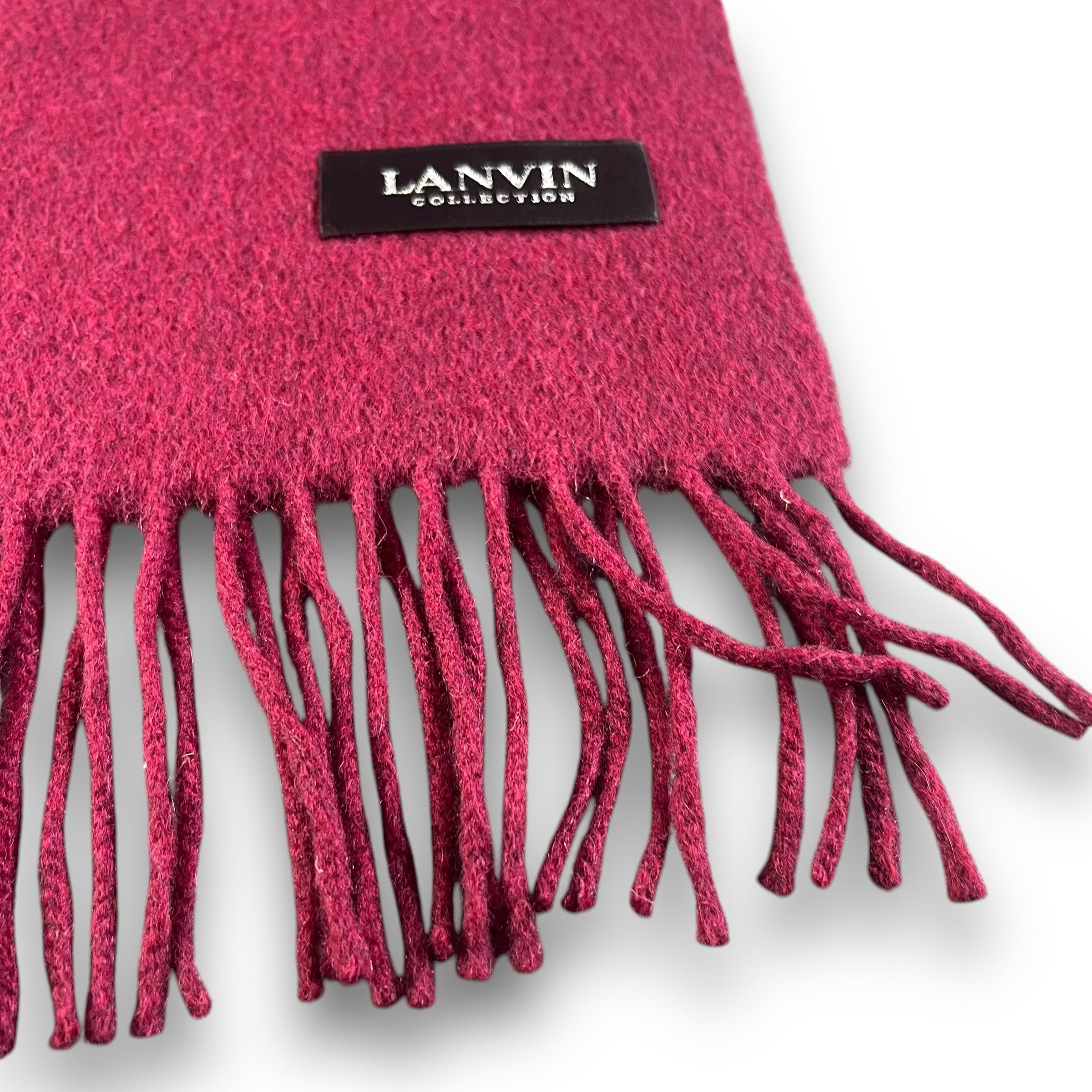 Lanvin Vintage Lanvin Scarf / Muffler / Neckwear T1073 Size ONE SIZE - 12 Thumbnail