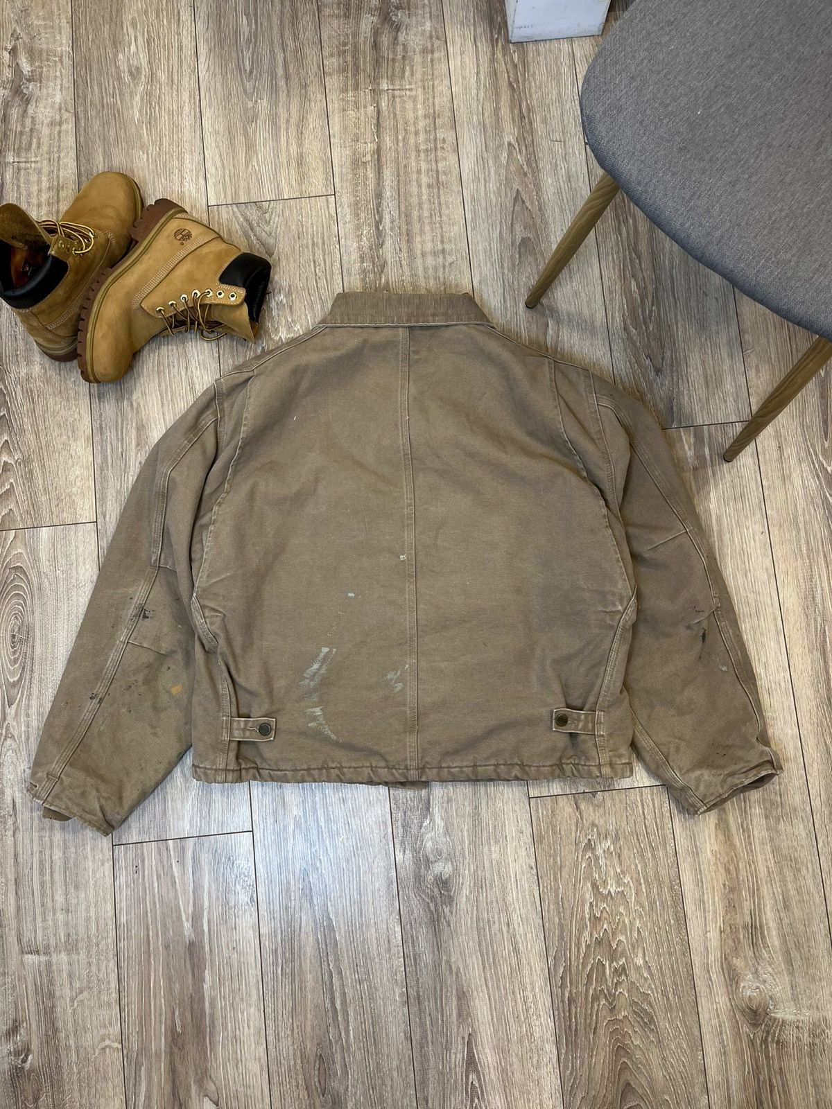 Carhartt 🚧CARHARTT J22SDL VINTAGE FADED WORKWEAR JACKET Size US XL / EU 56 / 4 - 4 Thumbnail