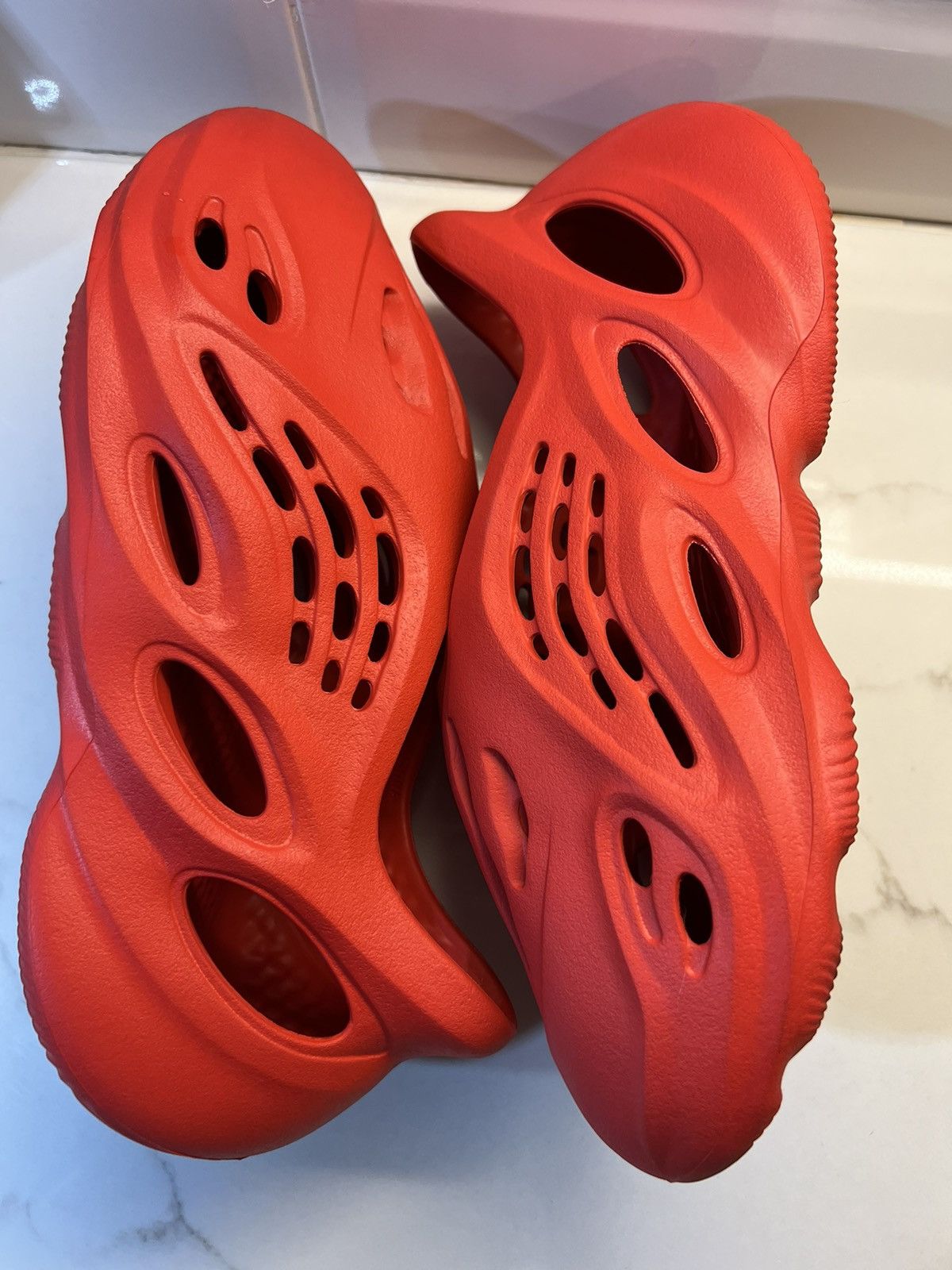 Adidas  Kanye West Yeezy RNNR Vermillion - used | Grailed