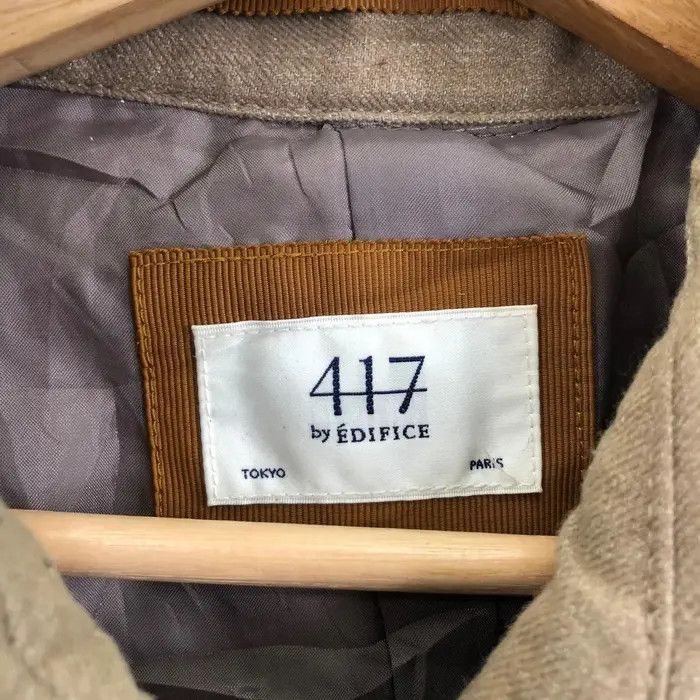 Edifice Japan Vtg 90’ EDIFICE PARIS 417 Quilted Brown Jacket Windbreaker Size L / US 10 / IT 46 - 4 Thumbnail