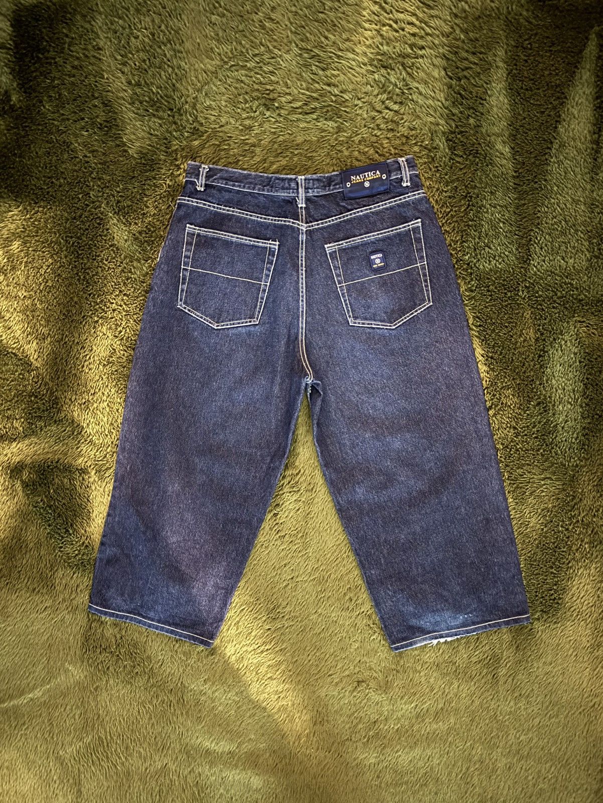 Nautica [38] 00s Nautica USA Loose Straight Cropped Denim Pants Size US 38 / EU 54 - 7 Thumbnail