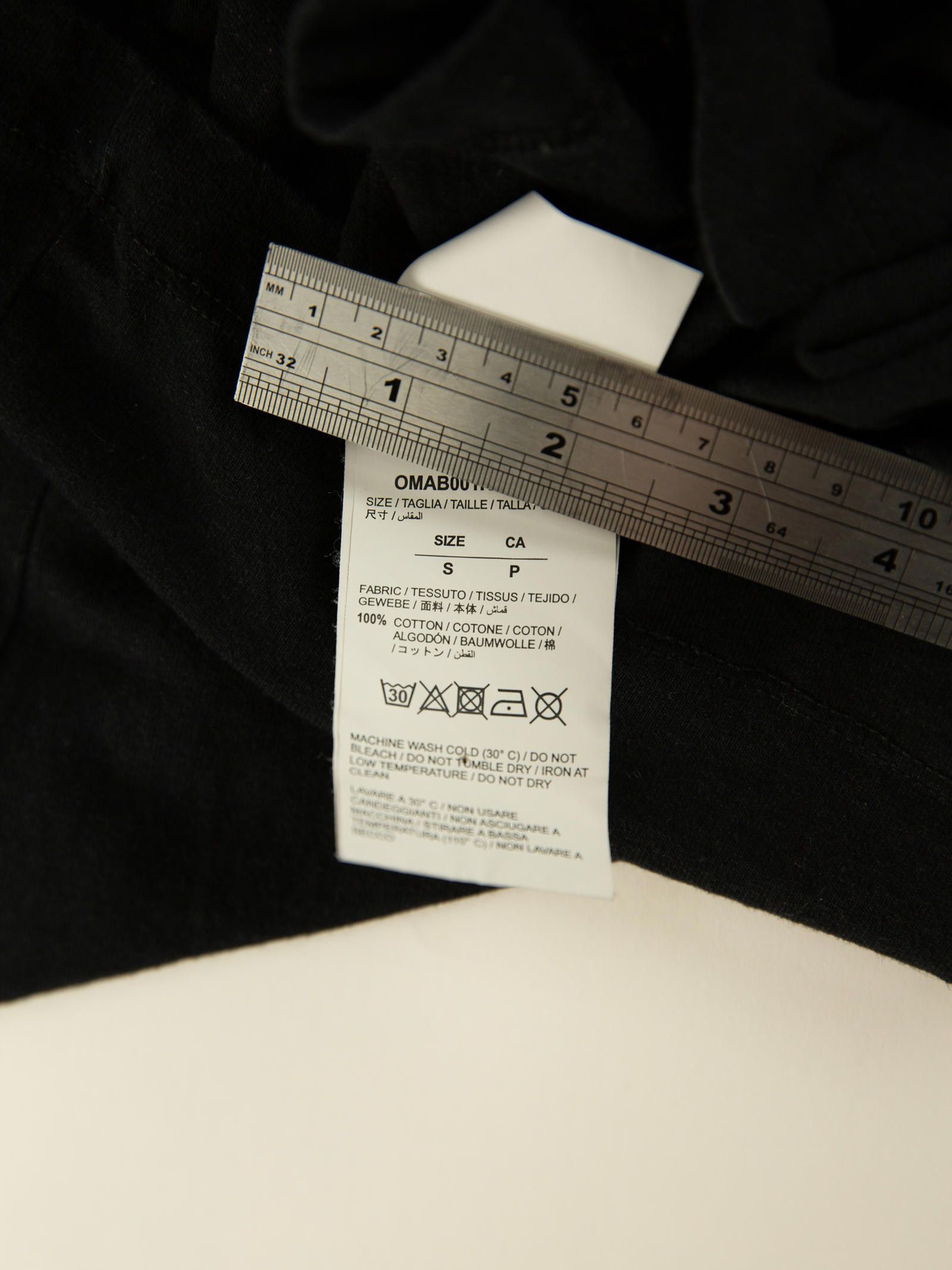 Off-White Off-White Mens Impressionism Long Sleeve T Shirt Small Black Size US S / EU 44-46 / 1 - 6 Thumbnail