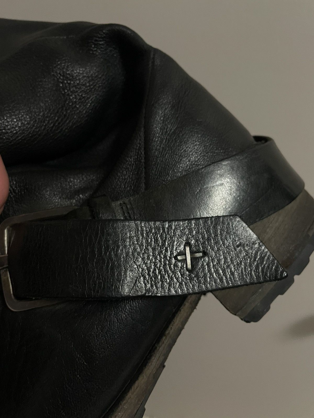 Ma+ Ma+ Buckle engineer boots cow leather eu42 Size US 9 / EU 42 - 3 Thumbnail