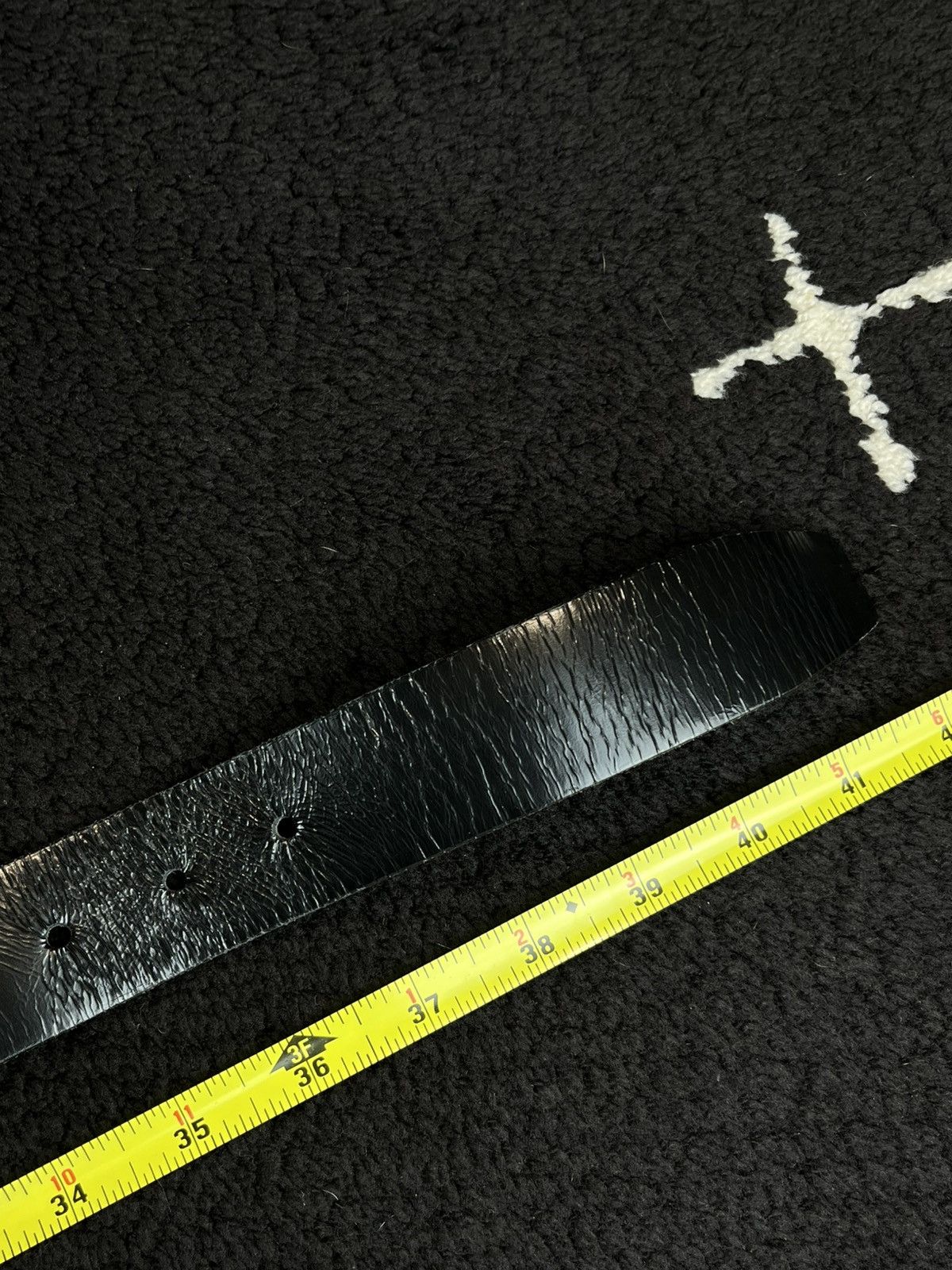 Junya Watanabe Junya Watanabe Chain Link Buckle Leather Belt Black Size ONE SIZE - 5 Thumbnail